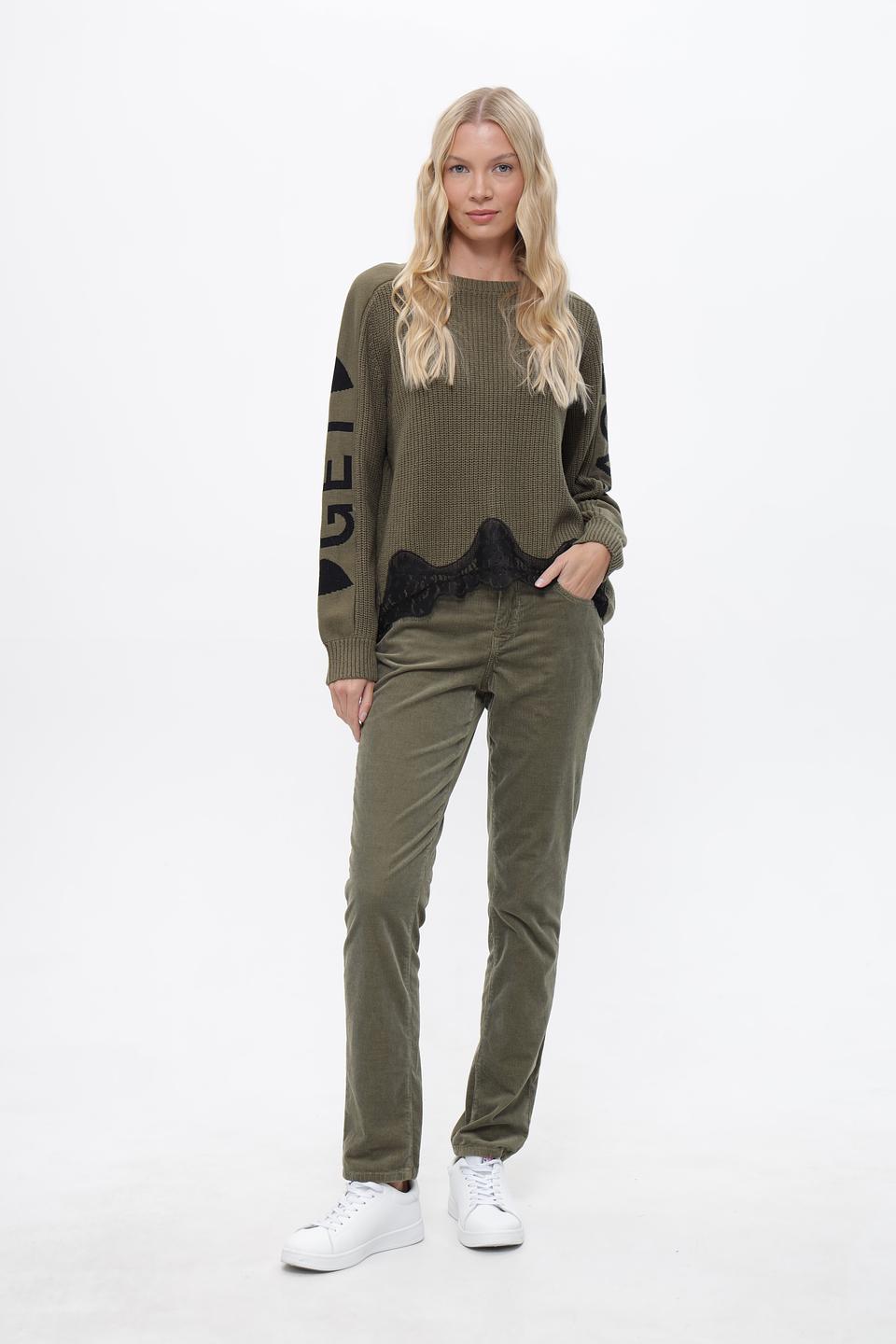 Брюки вельветовые Gardeur оливковые