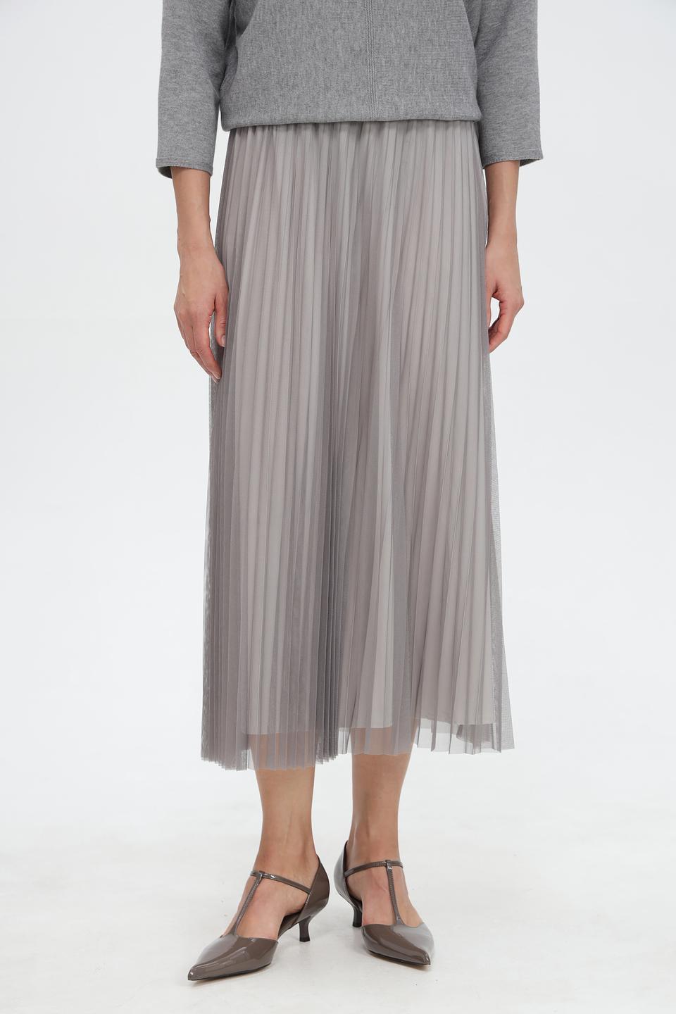 Юбка Rich and Royal плиссированная серая