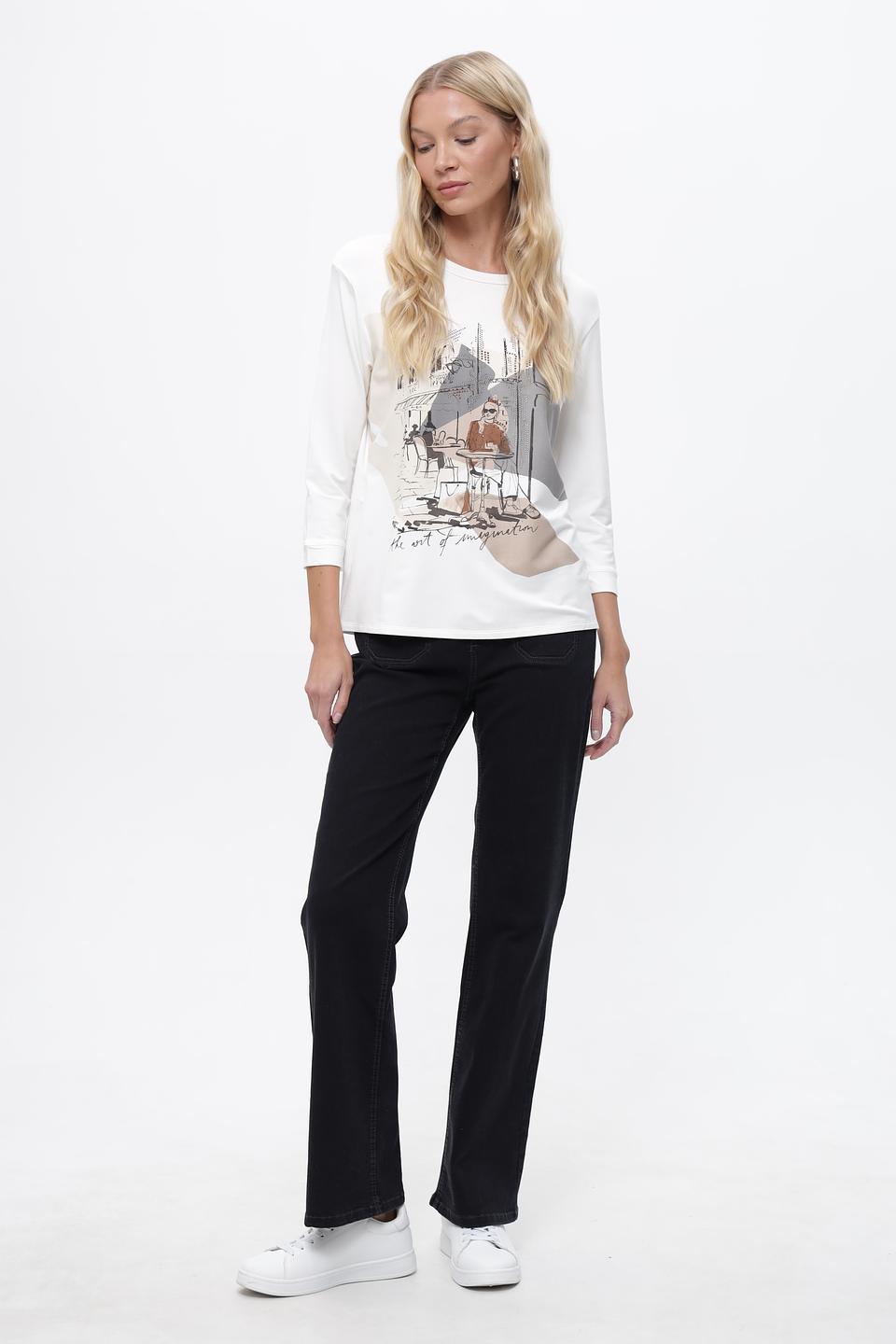 Джинсы клеш Anna Montana черные