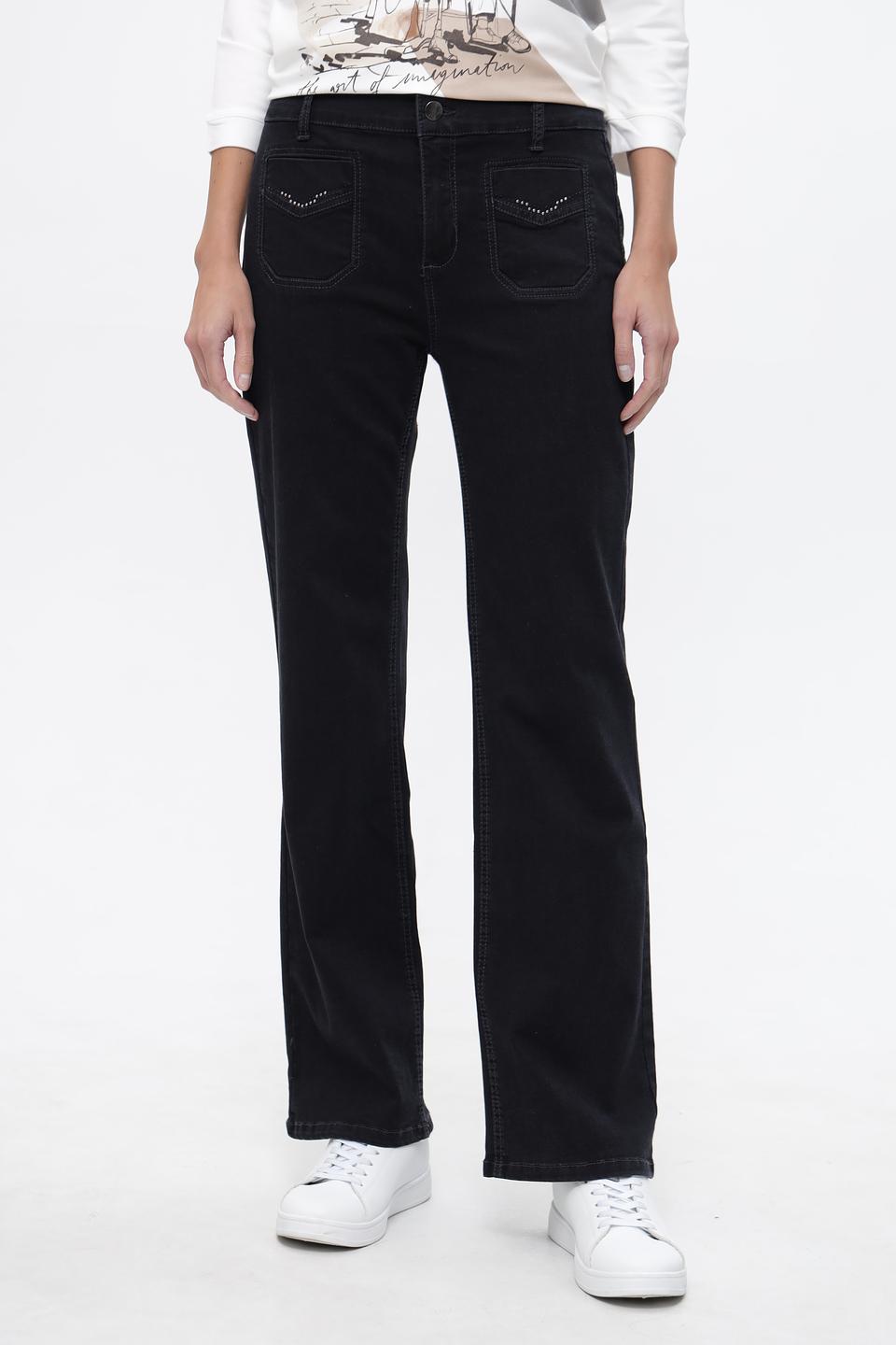 Джинсы клеш Anna Montana черные