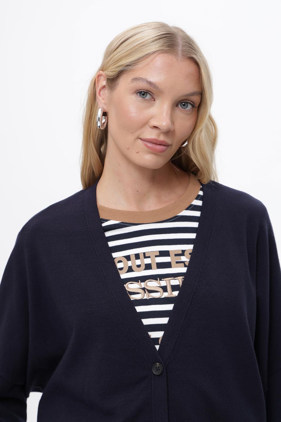 Жакет Miss Lagotte темно-синий