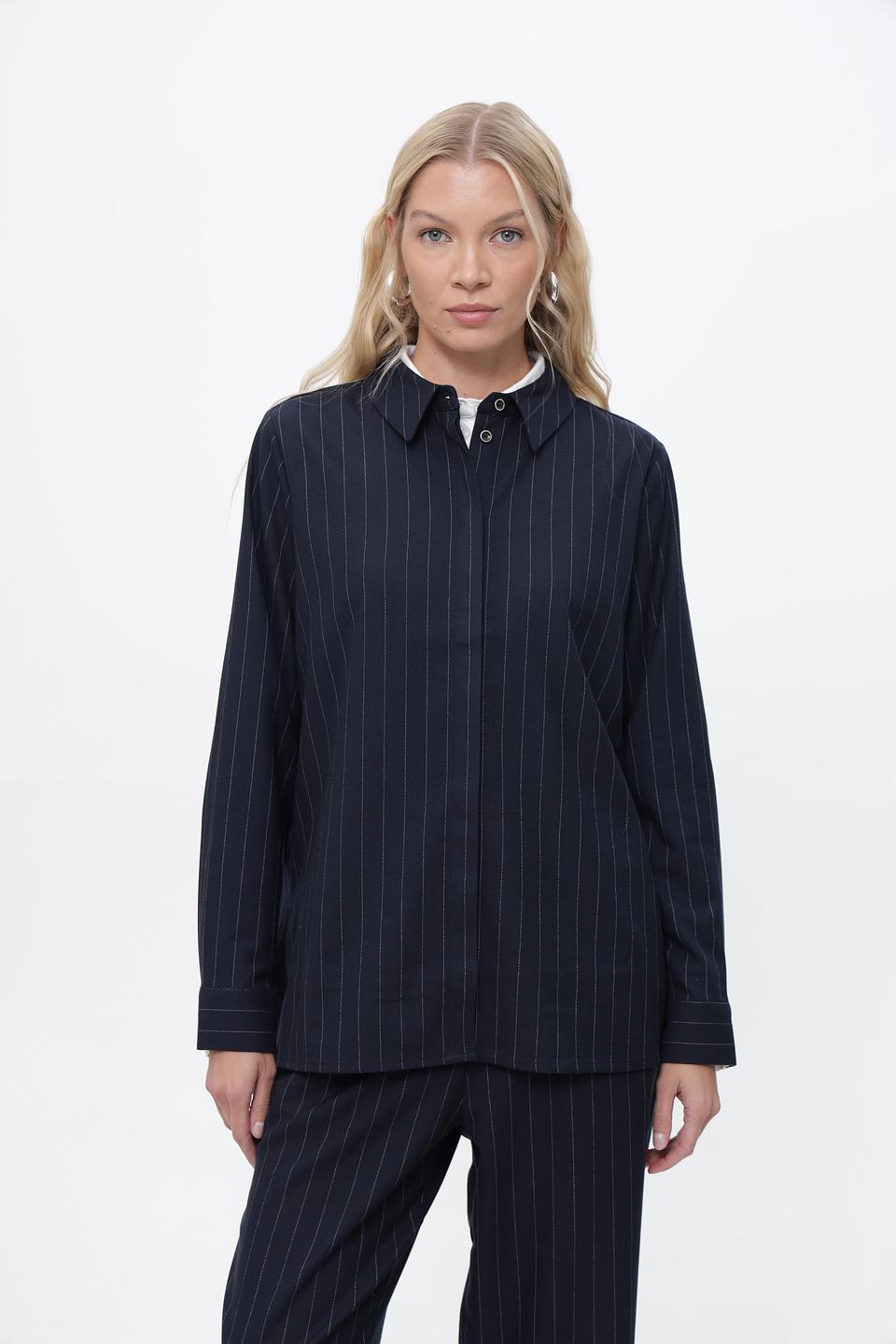 Рубашка Bugatti в полоску