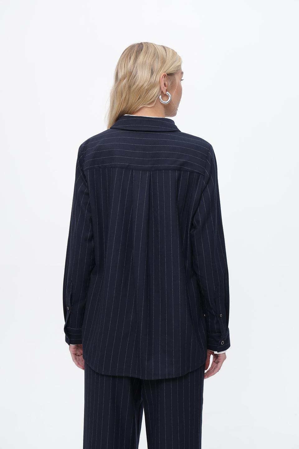 Рубашка Bugatti в полоску