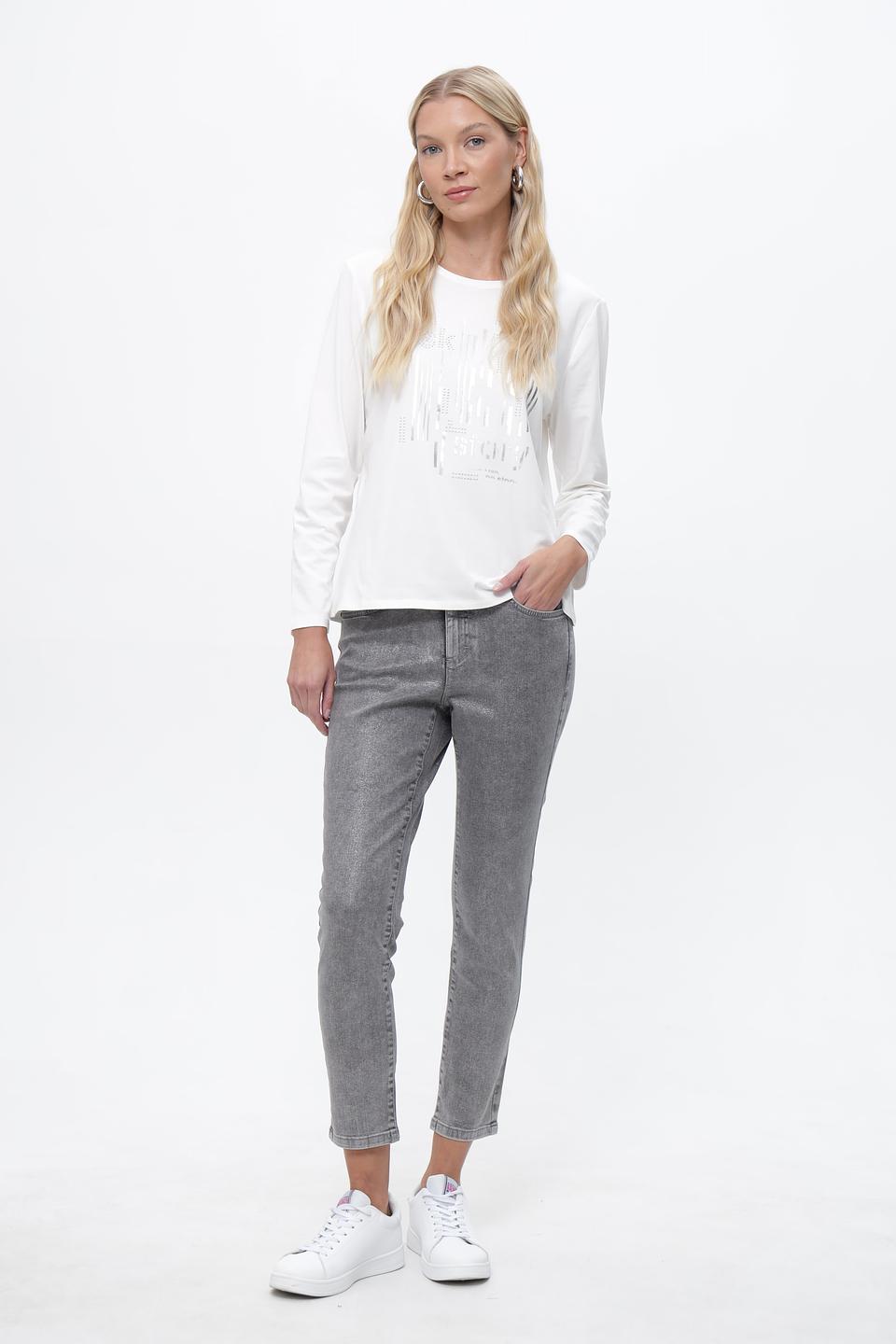 Лонгслив Barbara Lebek с принтом