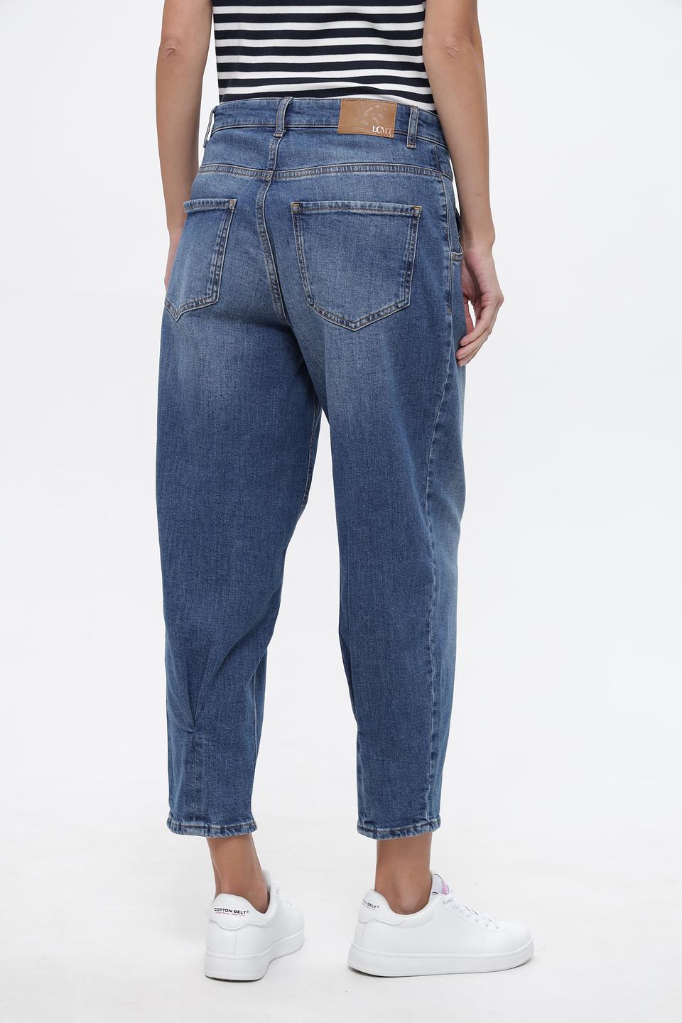 Джинсы Lecomte mom-fit голубые