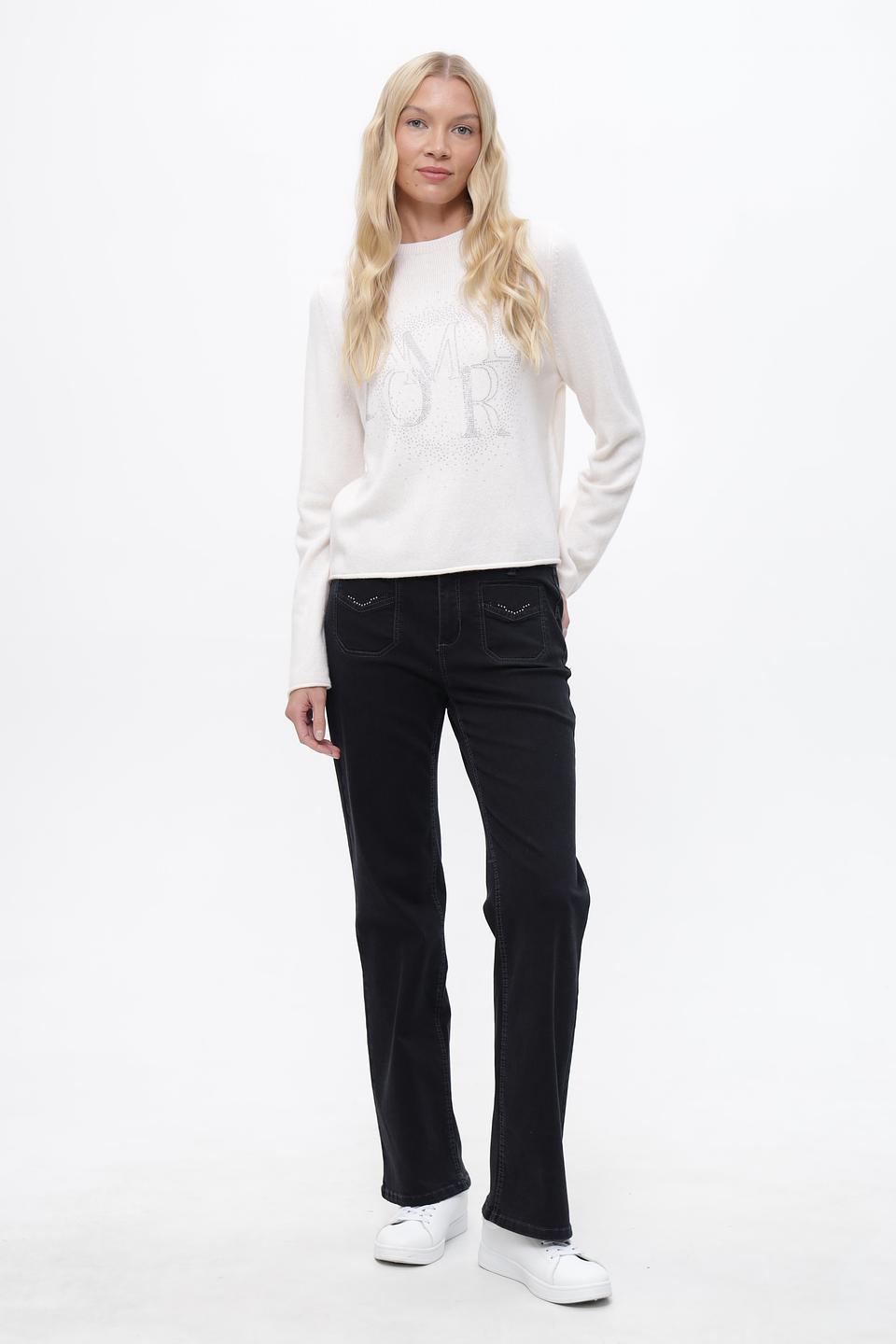 Пуловер Rabe collection с вышивкой