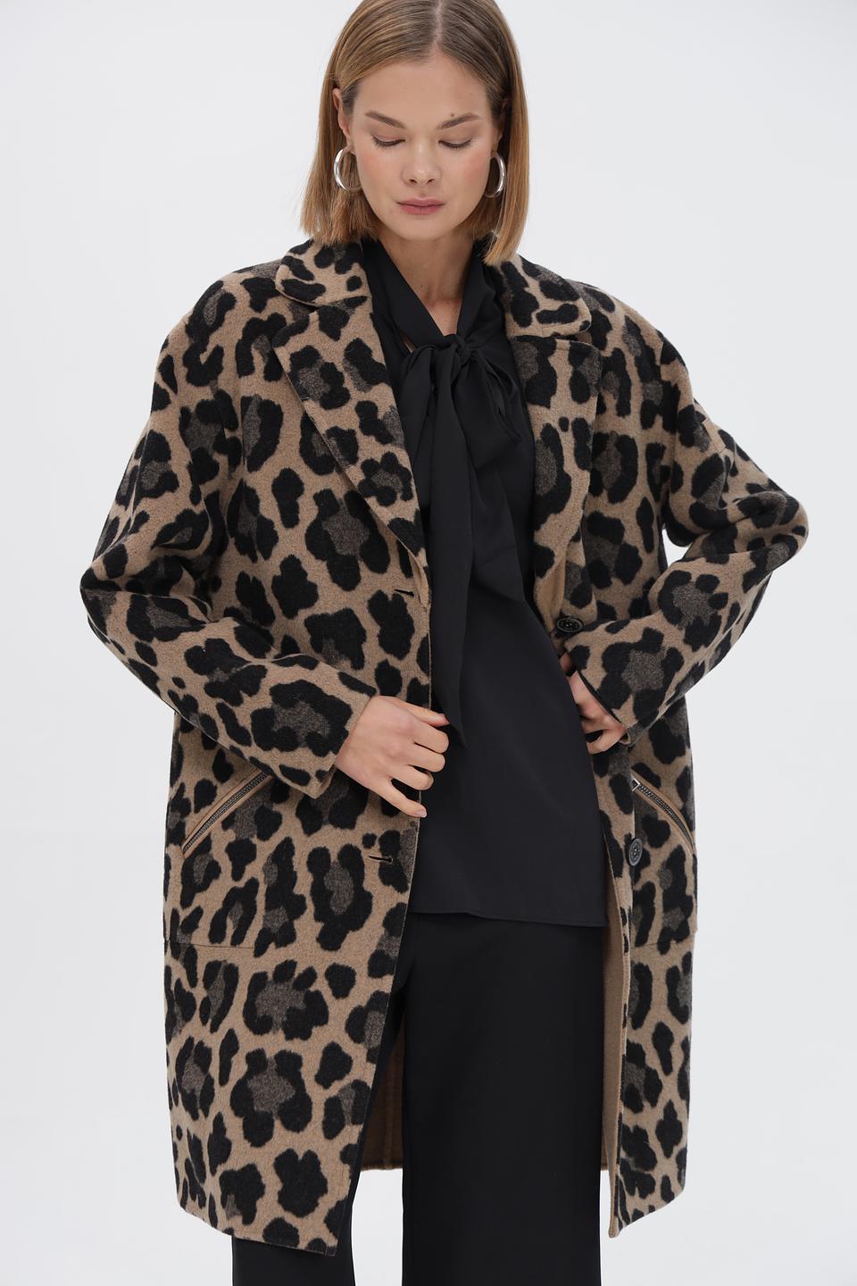 Пальто Marc Cain леопард