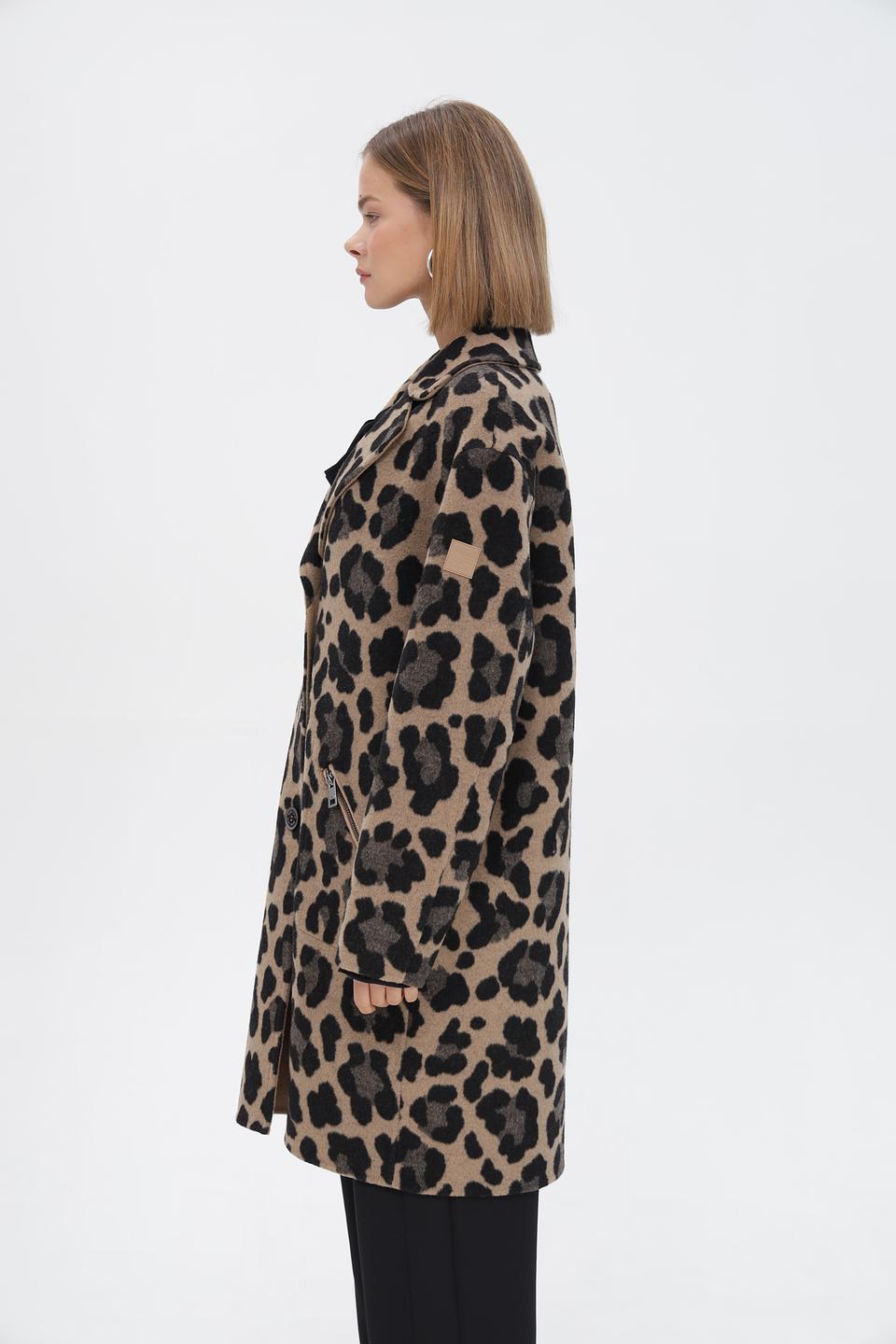 Пальто Marc Cain леопард