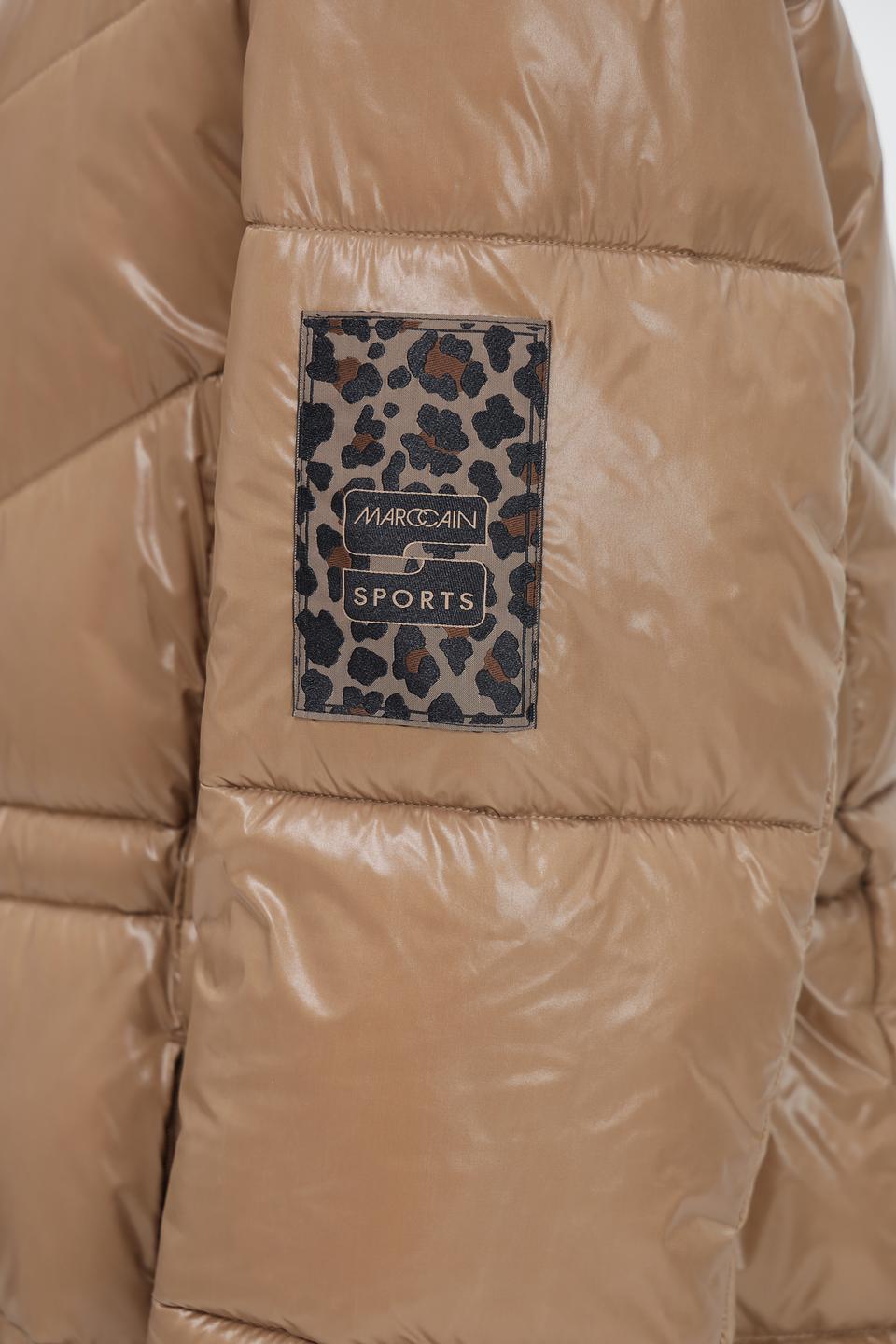 Пальто Marc Cain Sports стеганое бежевое