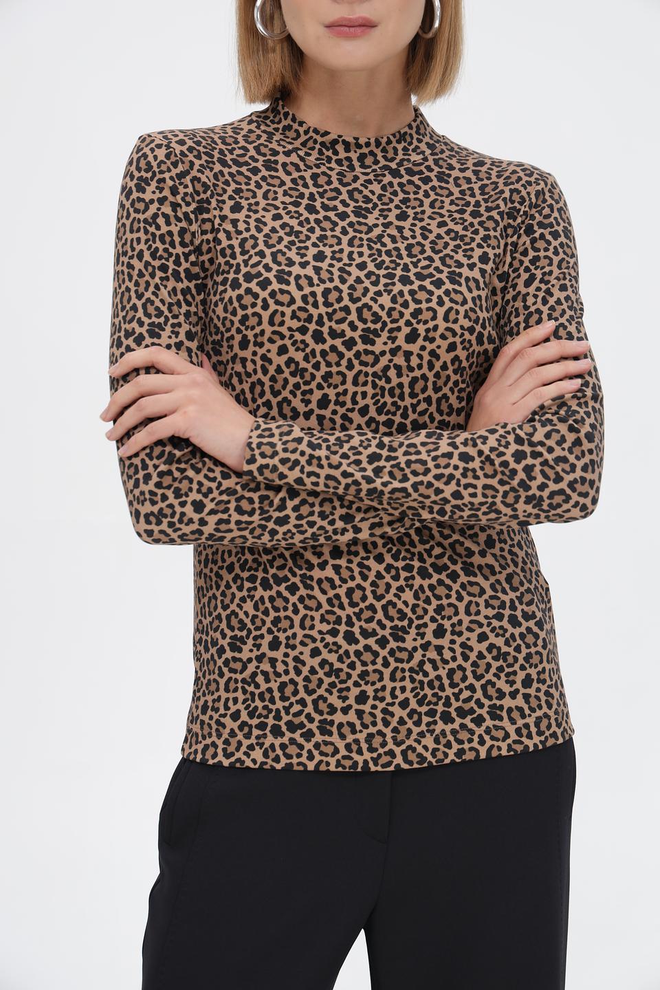 Блуза Marc Cain с леопардовым принтом