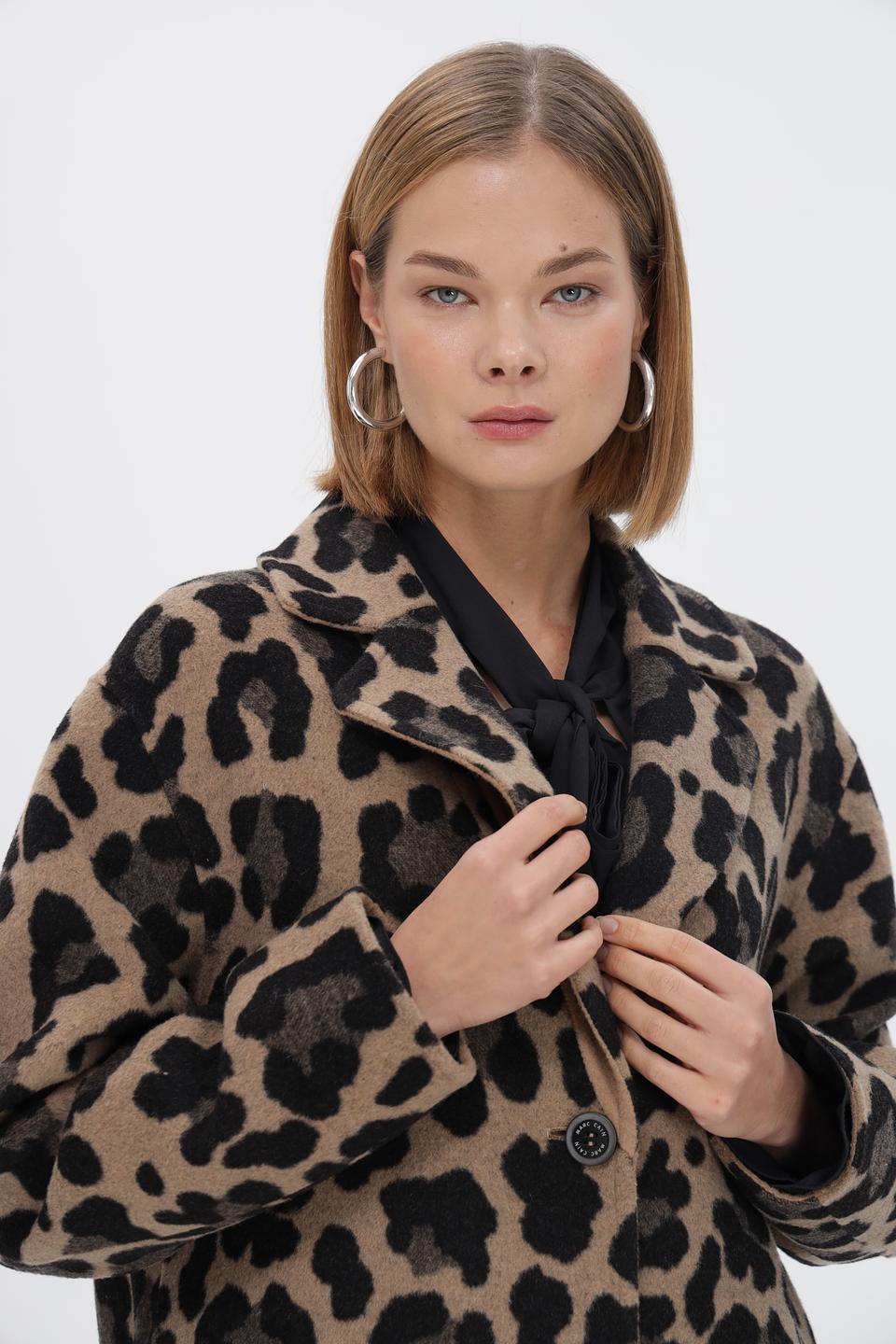 Пальто Marc Cain леопард