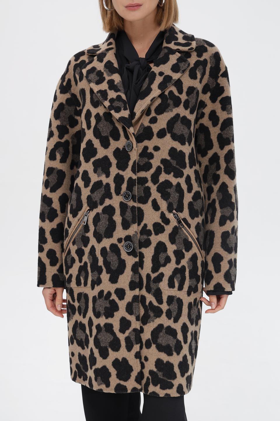 Пальто Marc Cain леопард