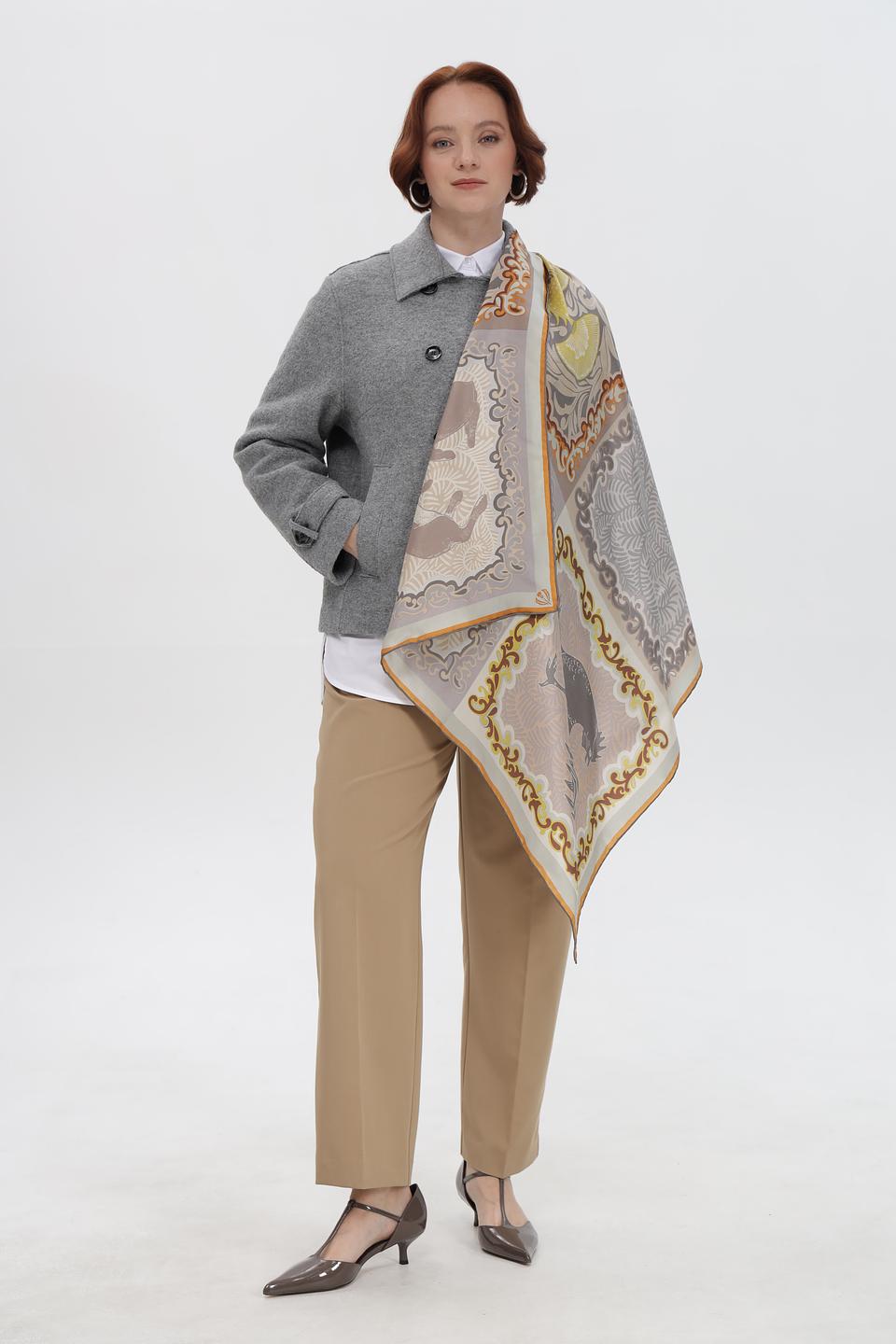 Платок Fraas с принтом