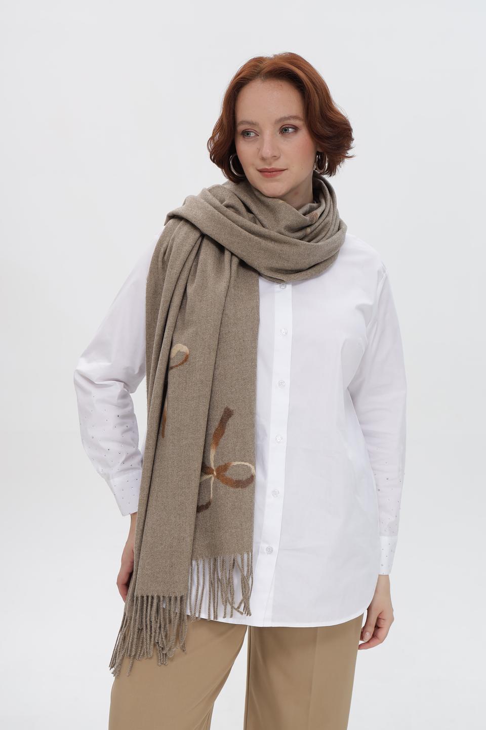 Шарф Fraas с принтом