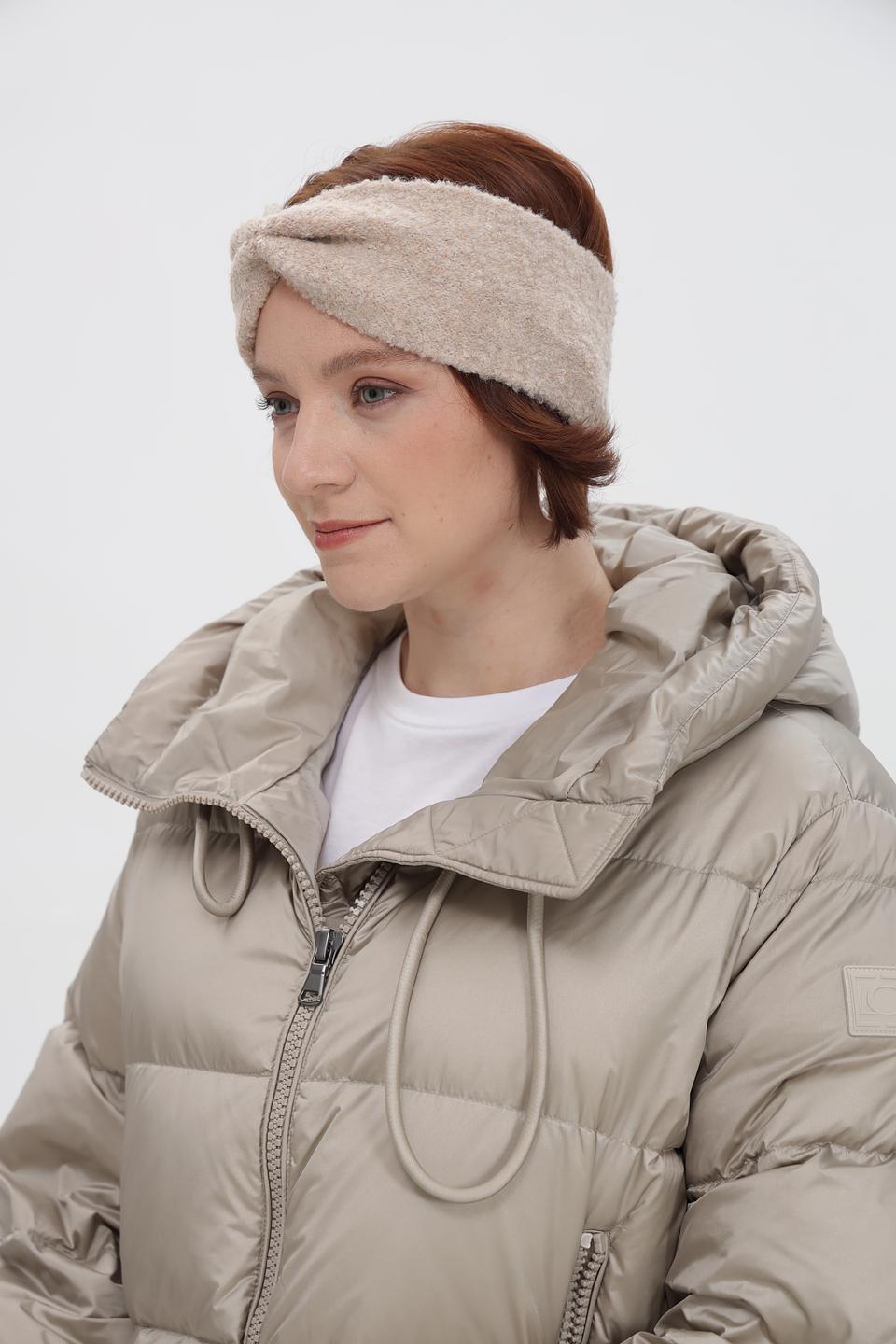 Повязка на голову Julia Florenzi бежевая