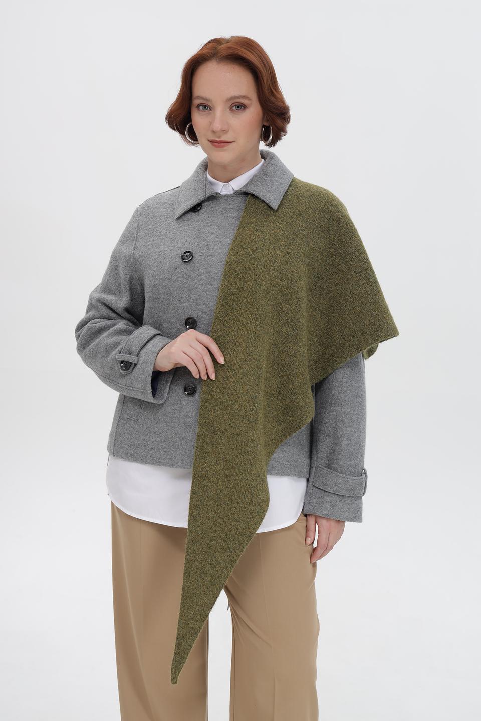 Шарф Fraas оливковый