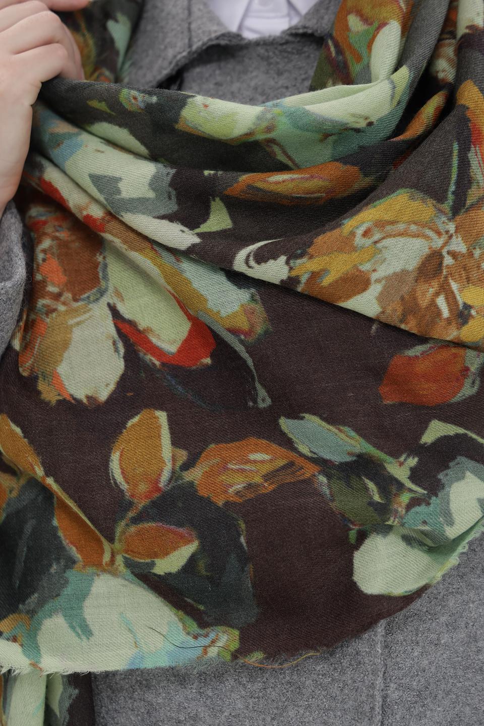 Шарф Fraas с цветочным принтом