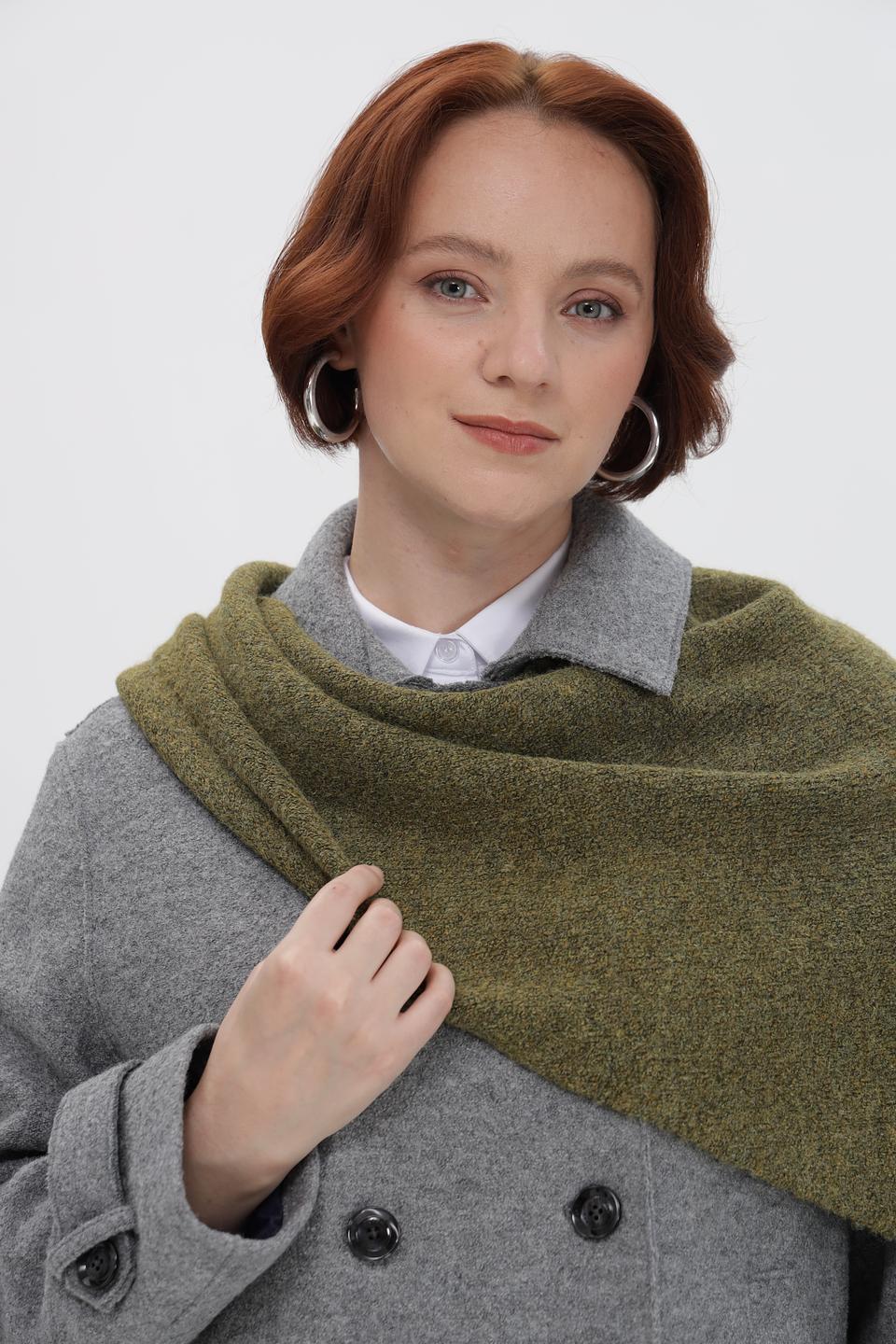 Шарф Fraas оливковый