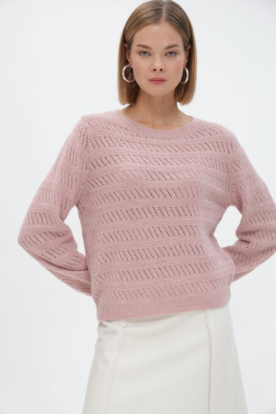 Пуловер More and More пудрово-розовый