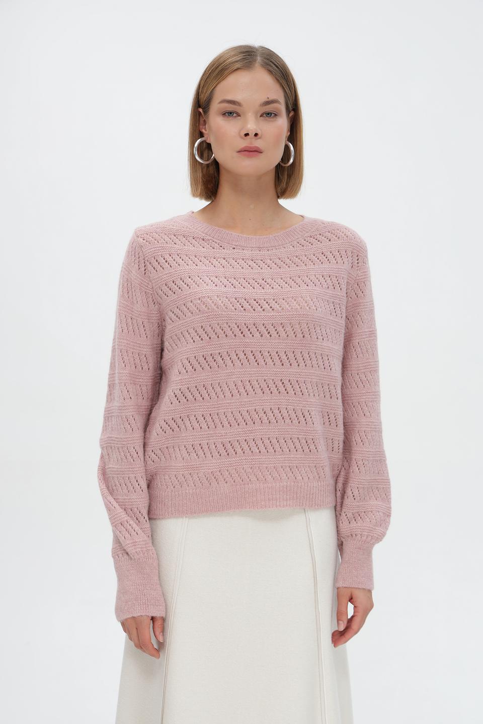 Пуловер More and More пудрово-розовый