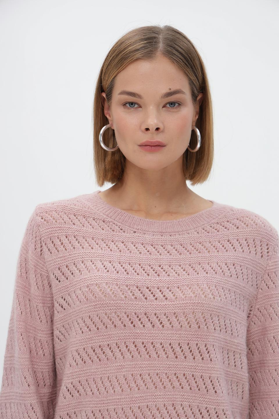 Пуловер More and More пудрово-розовый