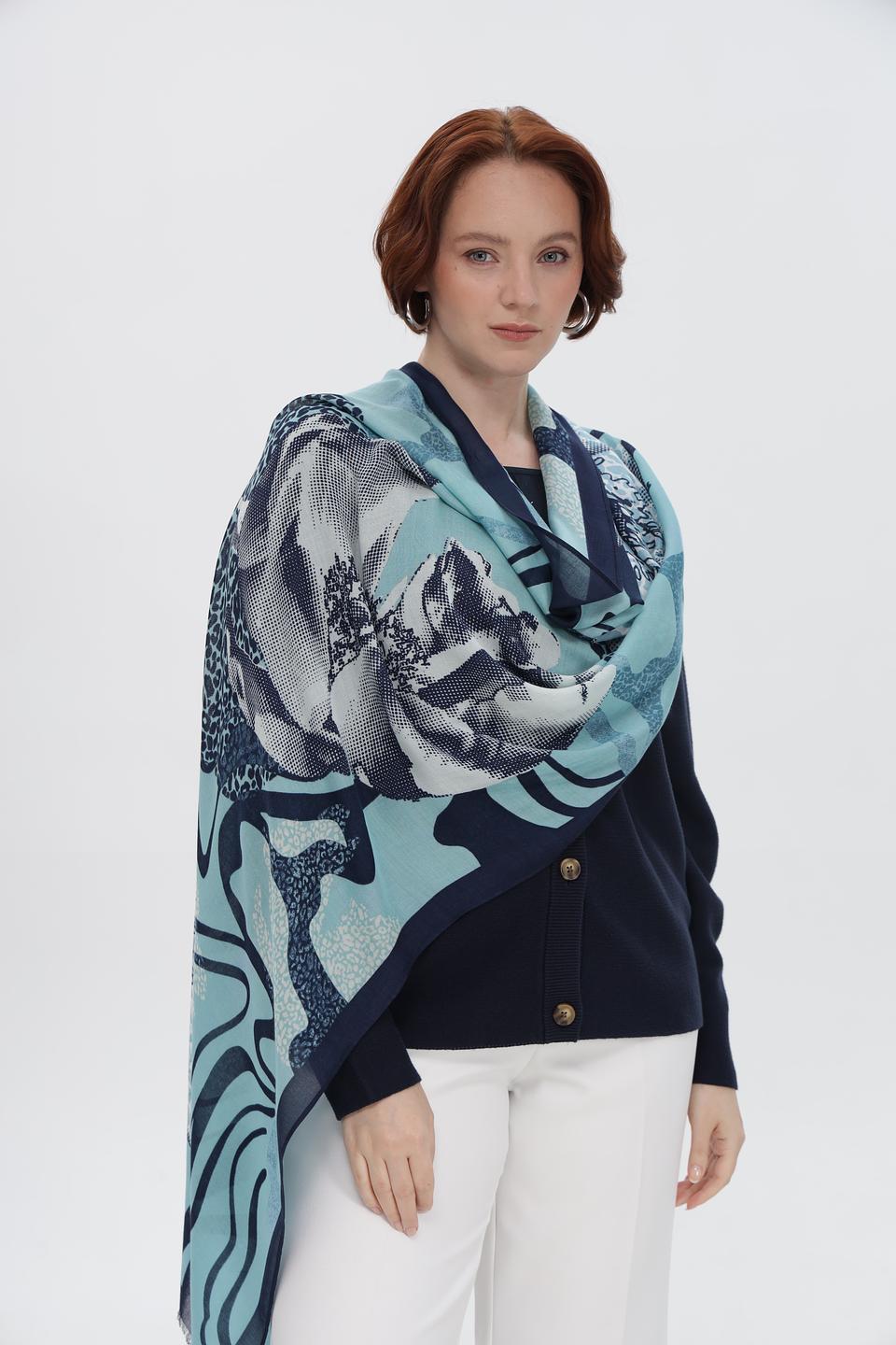 Шарф Olsen с принтом