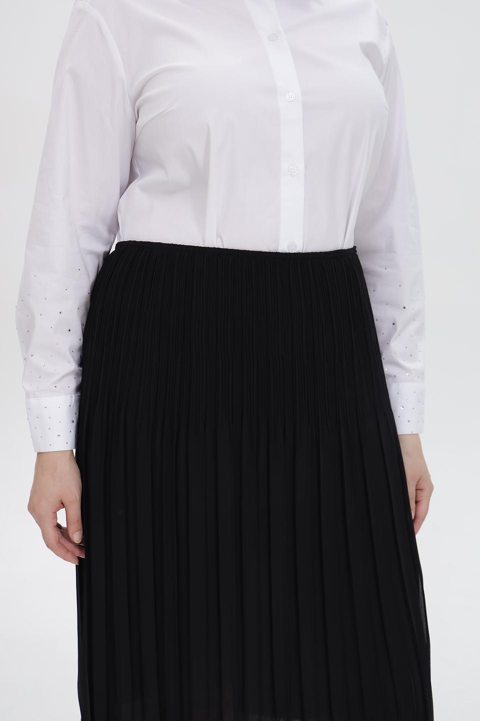 Юбка Sommer mann плиссированная черная