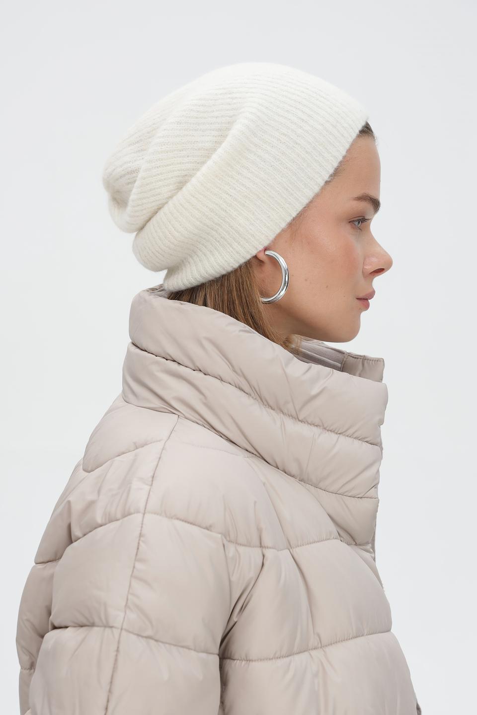 Шапка Roeckl вязаная молочная