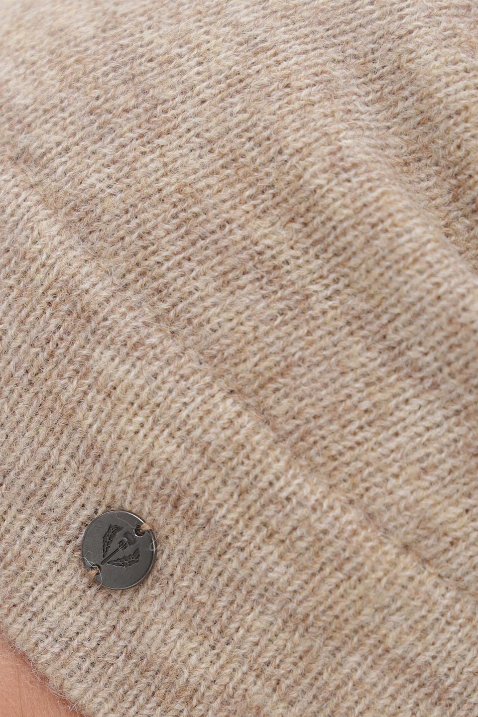 Шапка Fraas вязаная бежевая