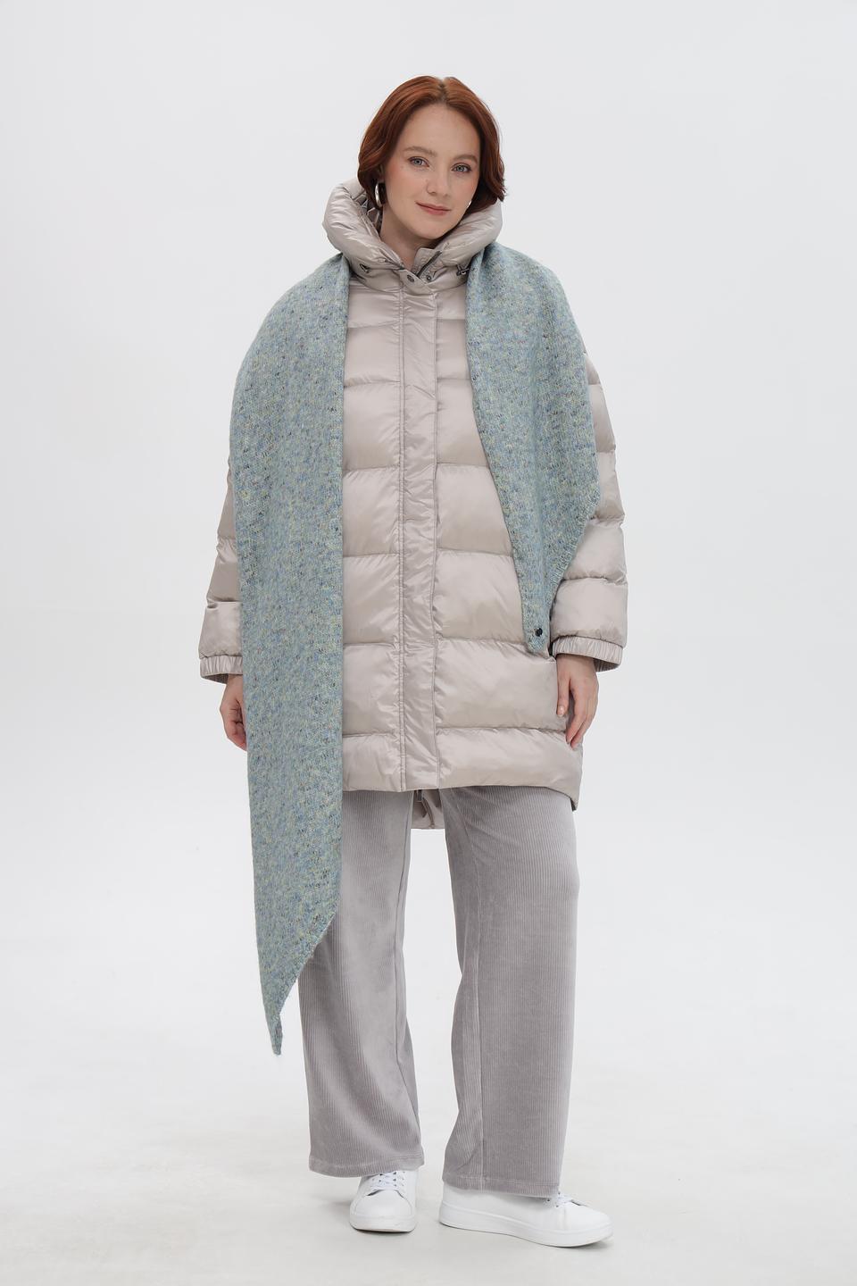 Шарф Fraas меланж голубой