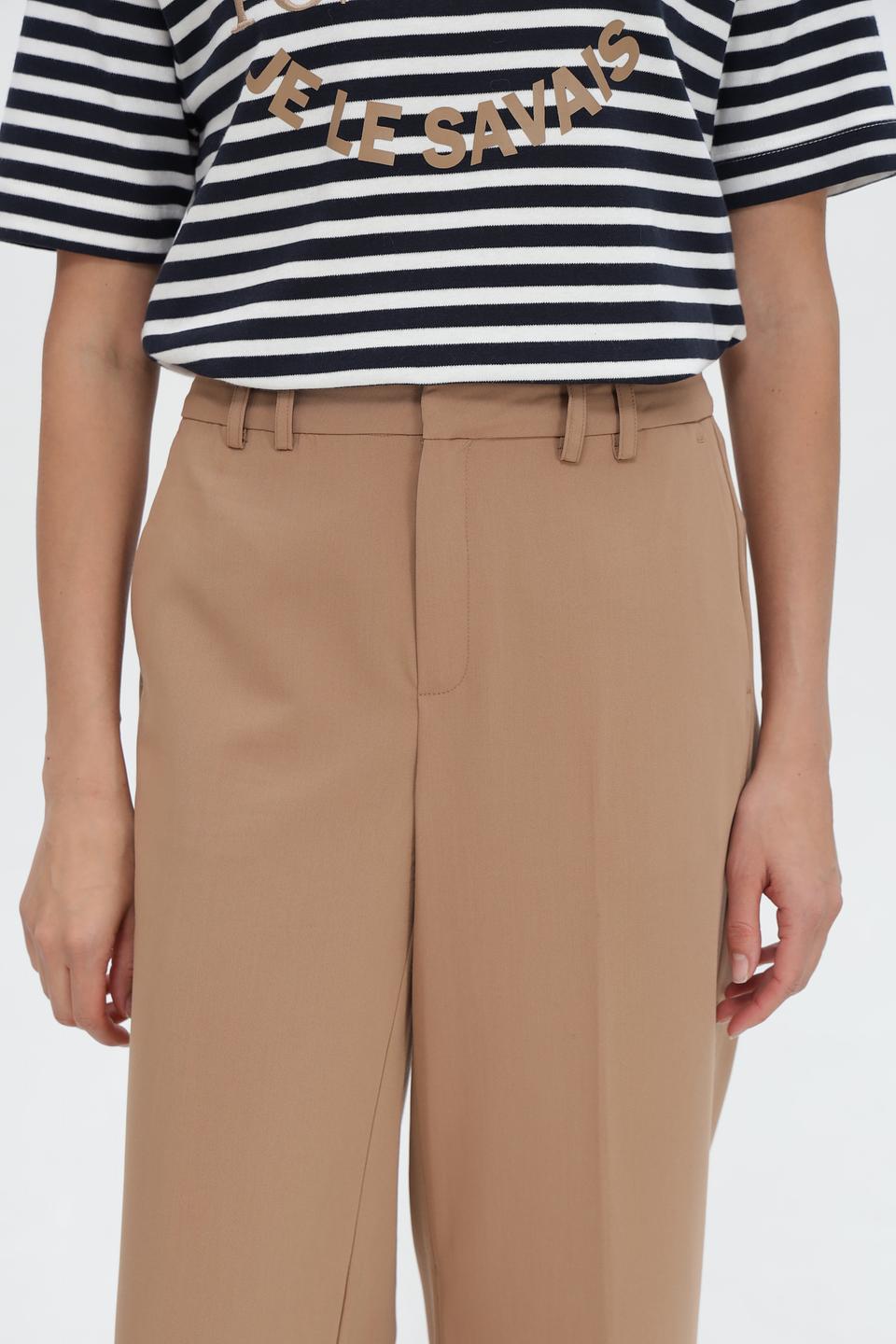 Брюки Steilmann клёш бежевые