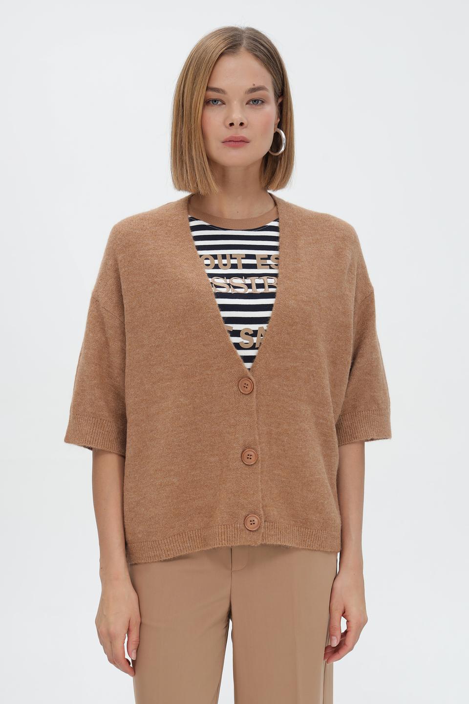 Жакет Steilmann вязаный бежевый