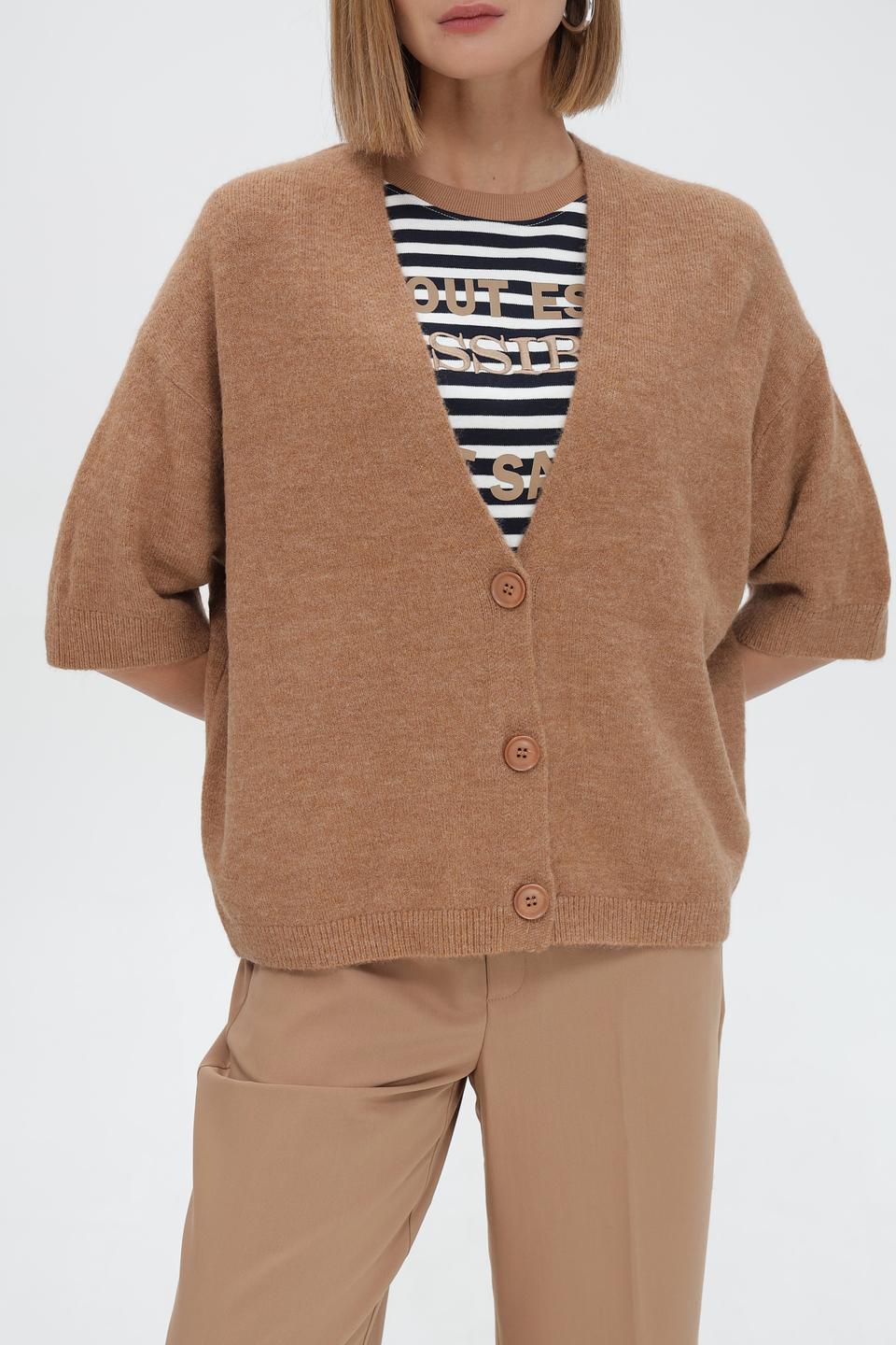 Жакет Steilmann вязаный бежевый