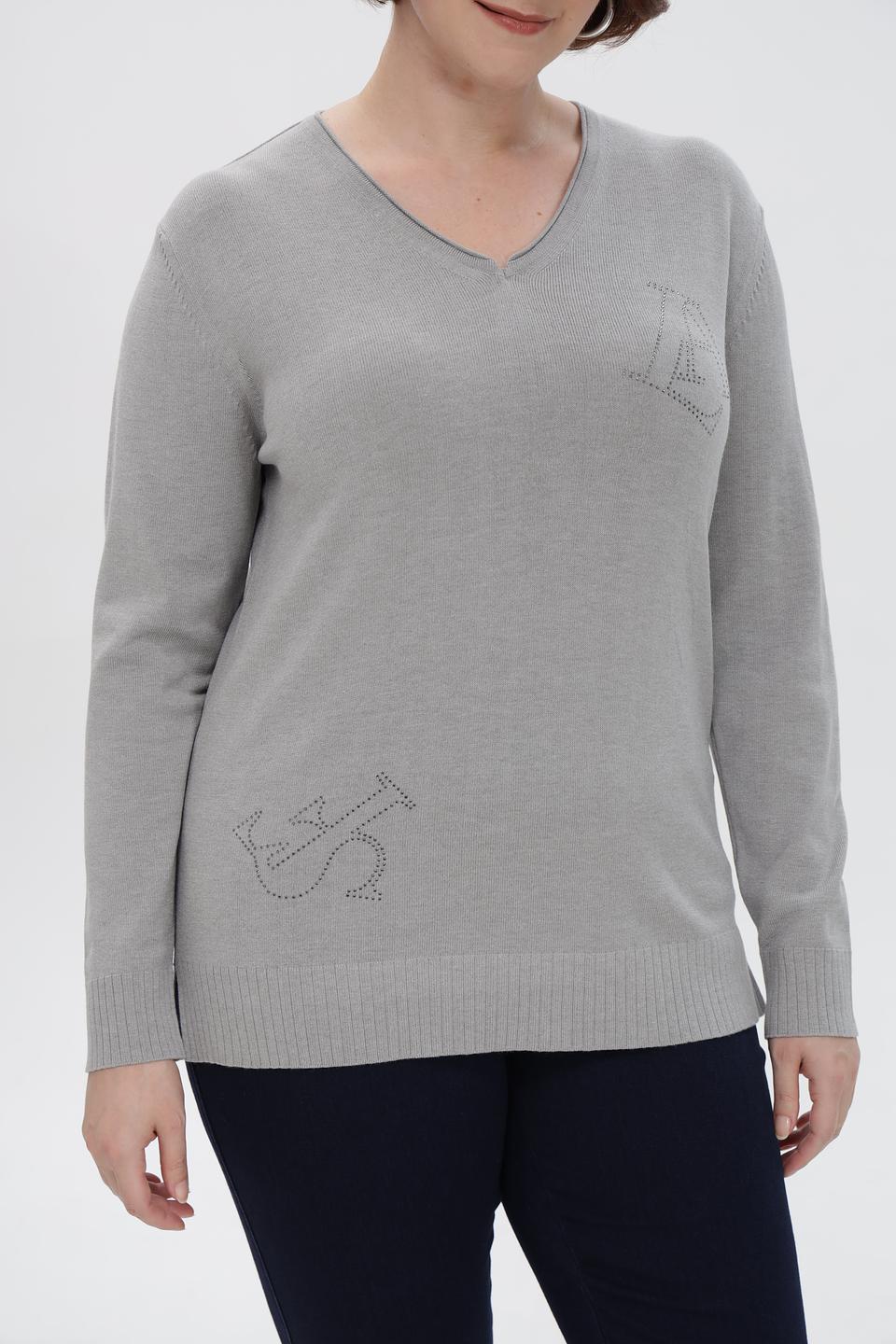 Пуловер Barbara Lebek с вышивкой