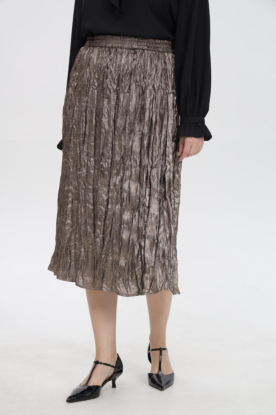 Юбка Rabe collection плиссированная золотая