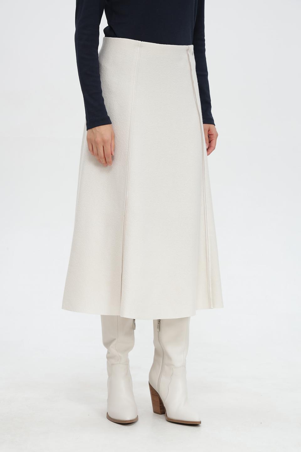 Юбка Marc Cain Collections кремовая