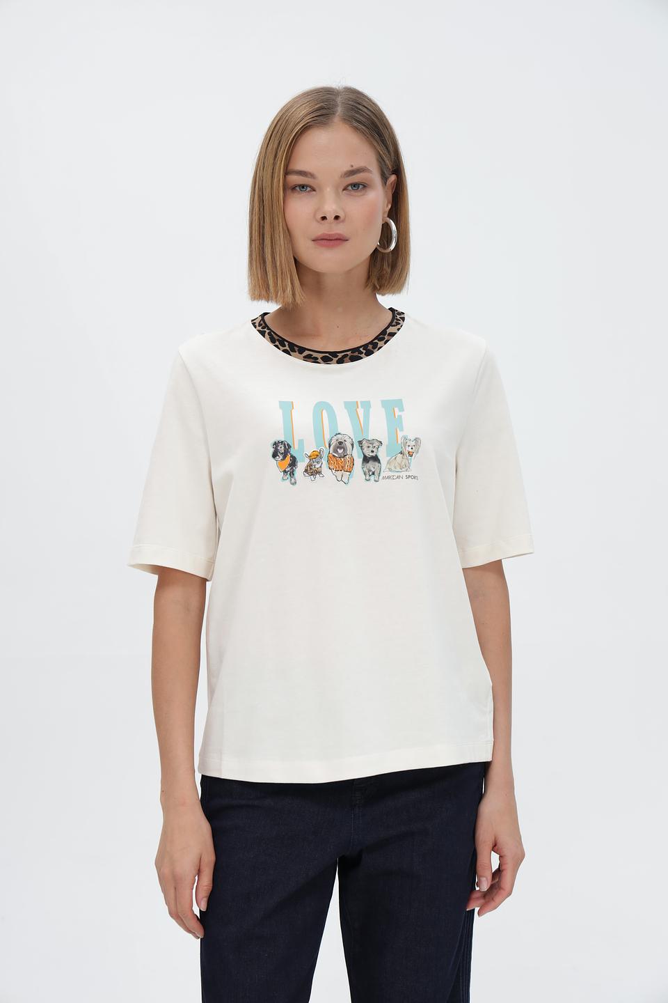 Футболка Marc Cain Sports с принтом