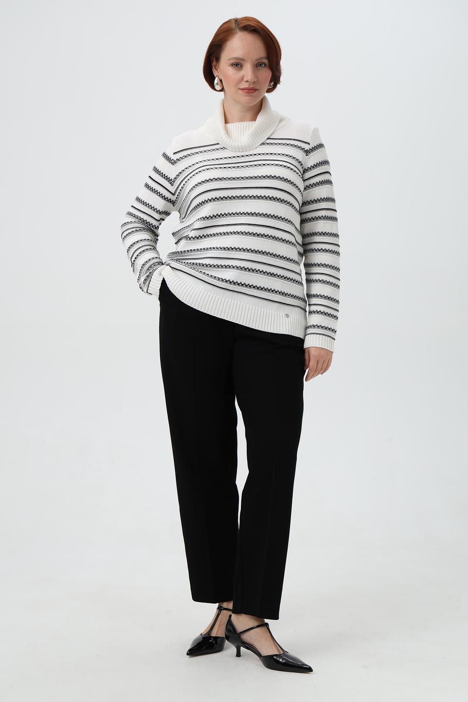 Пуловер Gollehaug в полоску