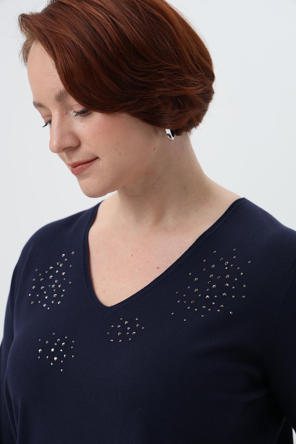 Пуловер Gollehaug с декором