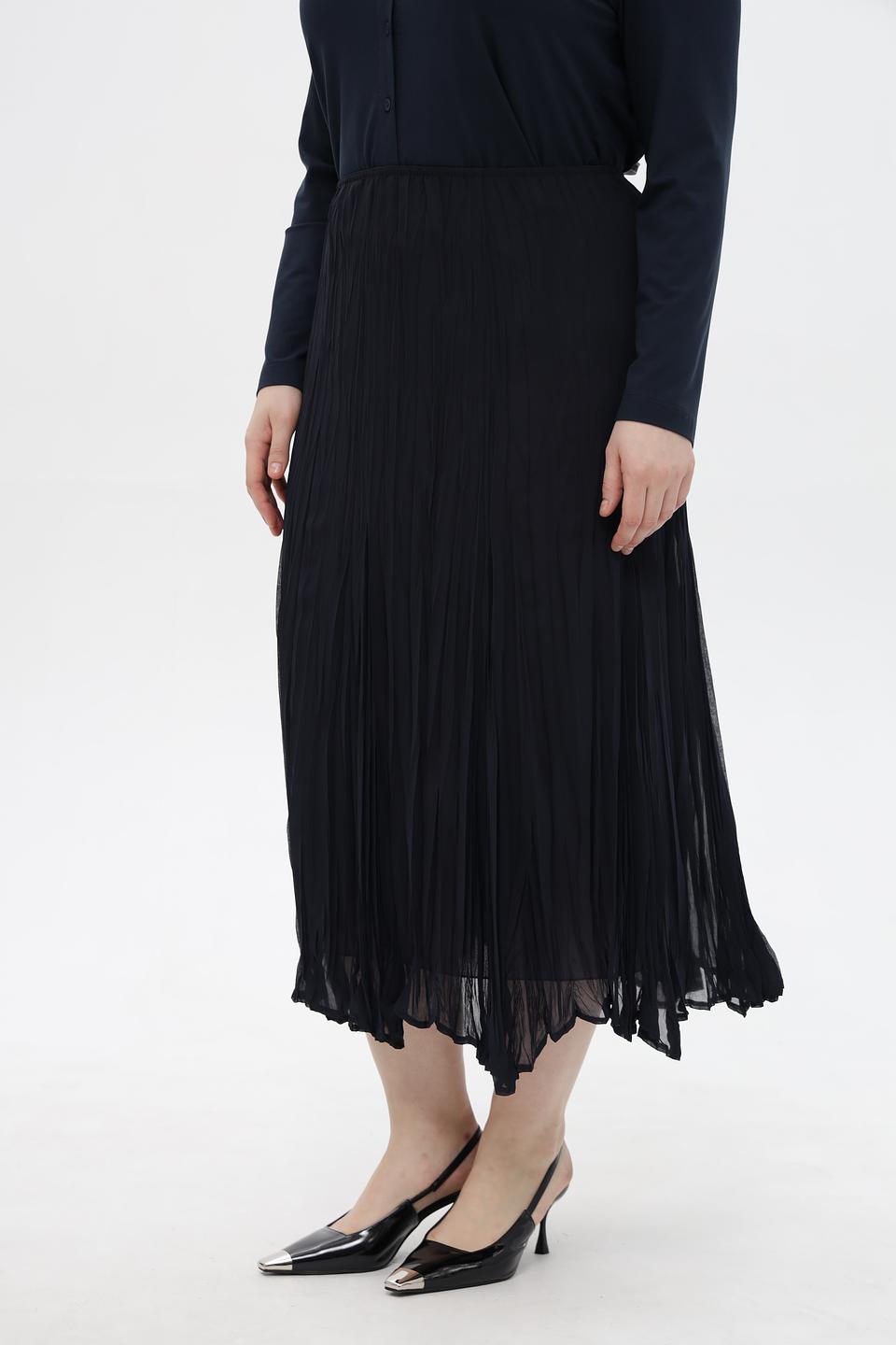 Юбка Sommer mann плиссированная черная