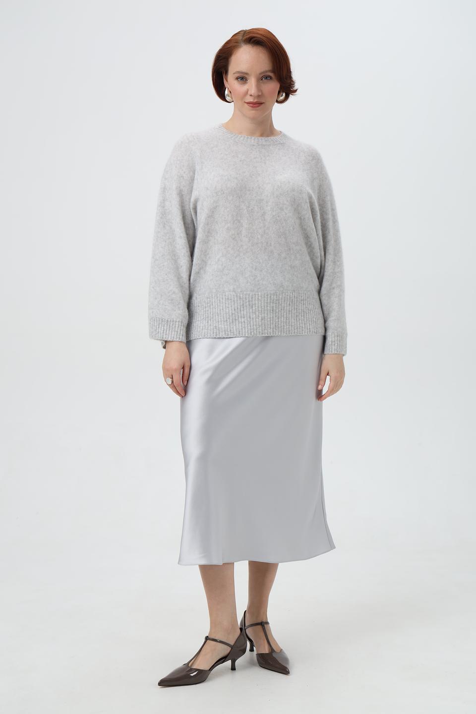 Пуловер Herzens Angelegenheit светло-серый