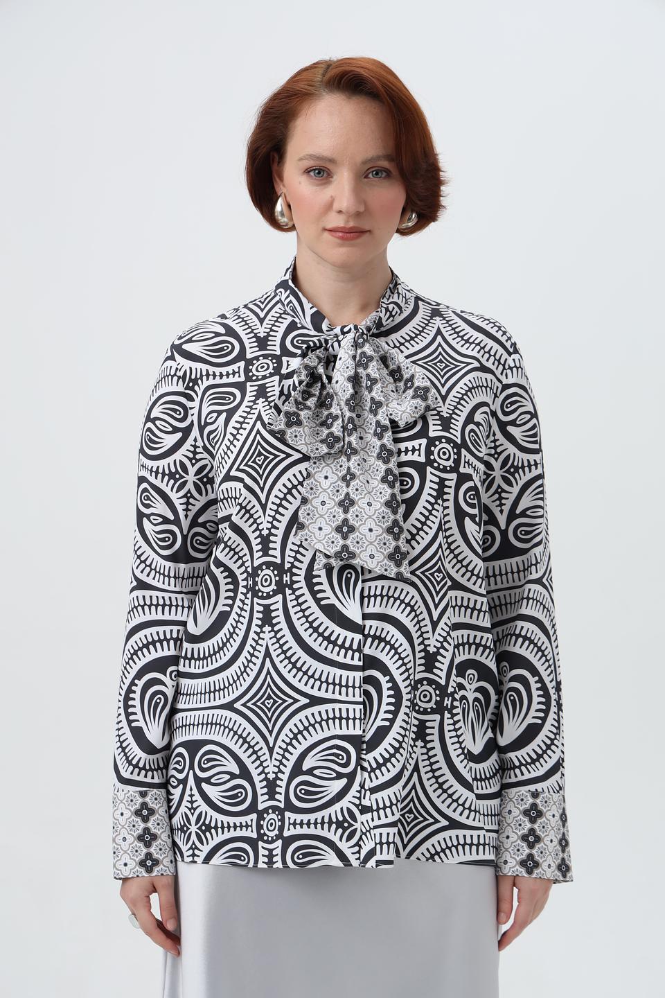 Блузка Herzens Angelegenheit с принтом