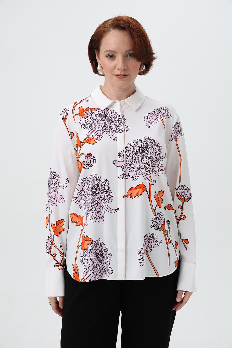 Блузка Herzens Angelegenheit с цветочным принтом