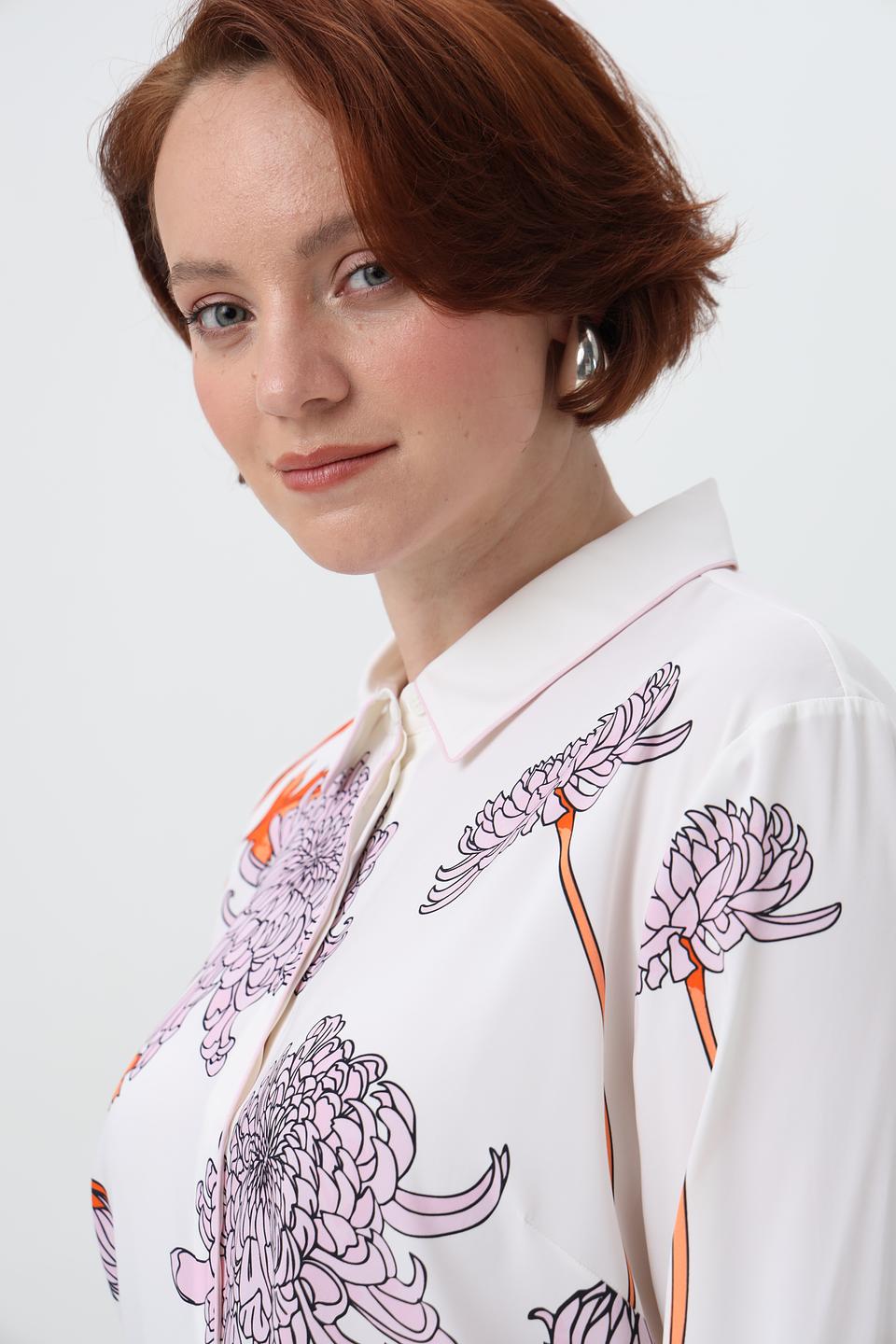 Блузка Herzens Angelegenheit с цветочным принтом