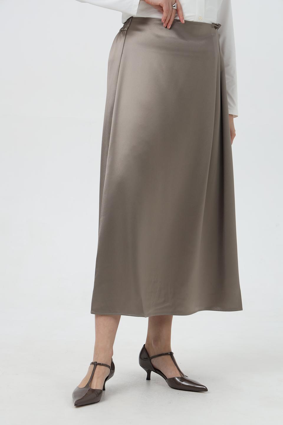 Юбка Herzens Angelegenheit плиссированная серая