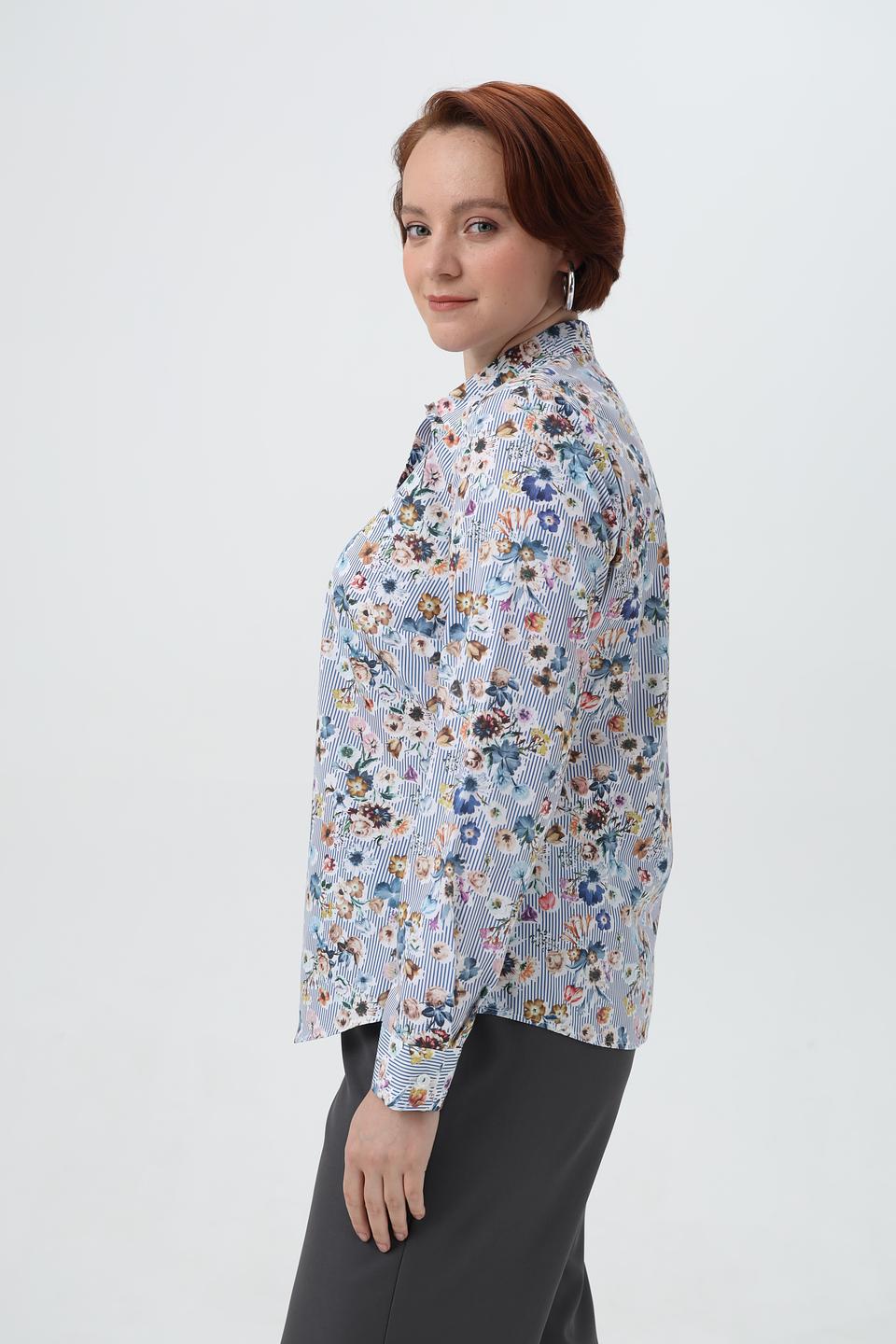 Рубашка Sommer mann с цветочным принтом