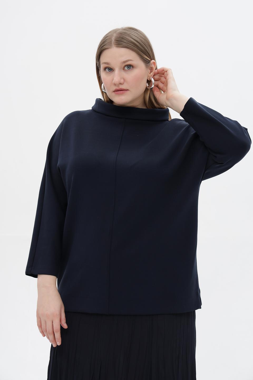 Пуловер Frank Walder темно-синий