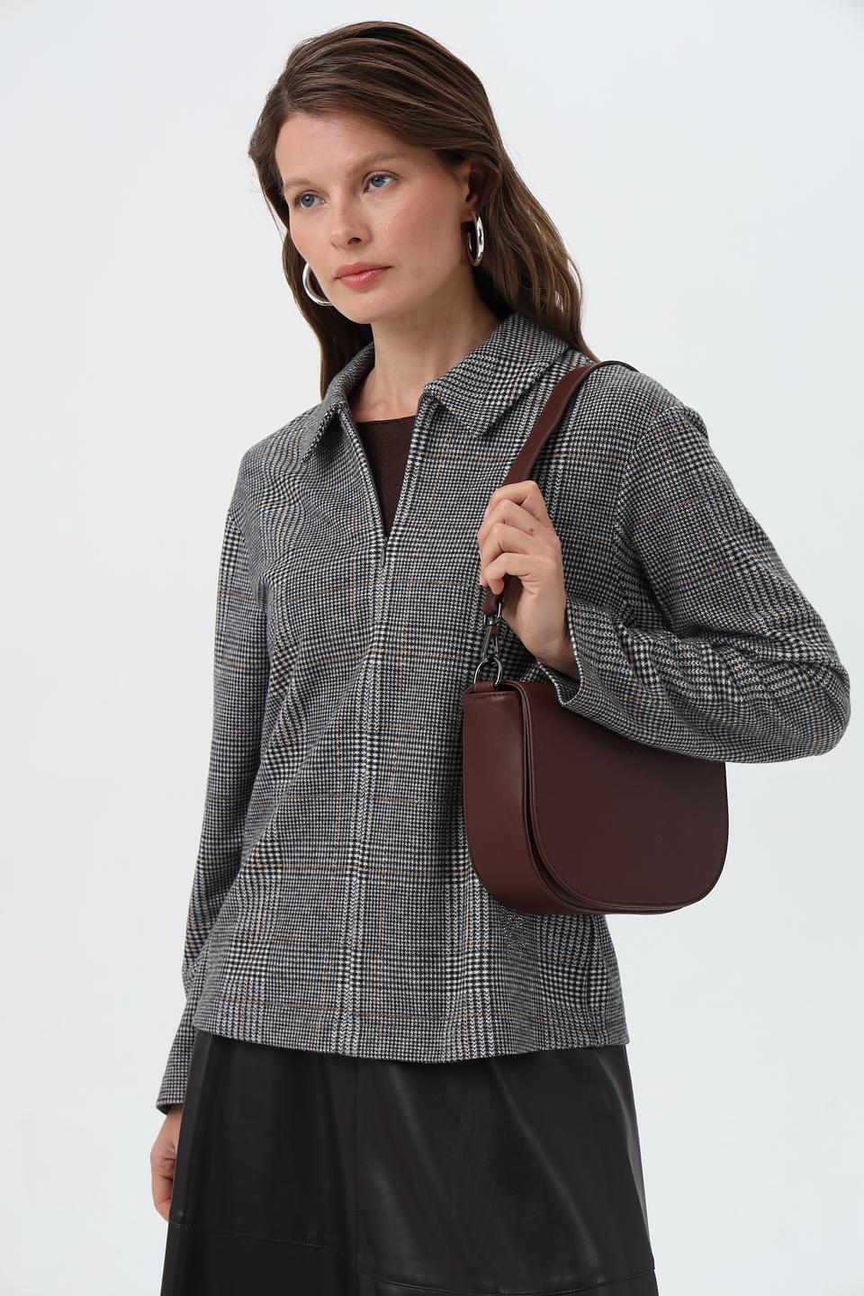 Сумка Bugatti женская винная