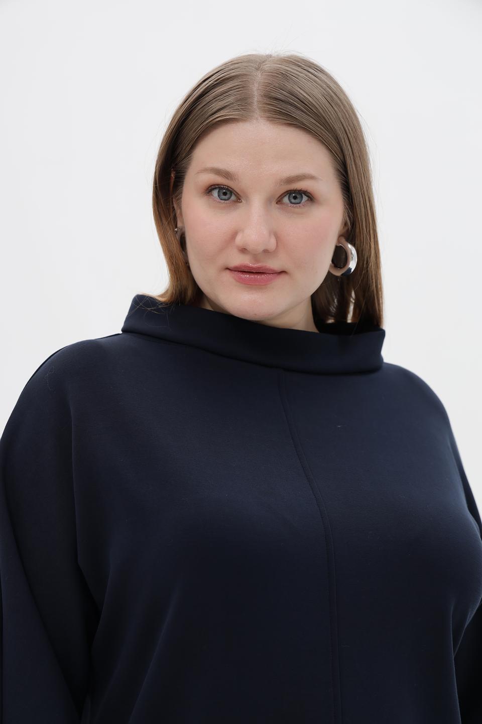 Пуловер Frank Walder темно-синий