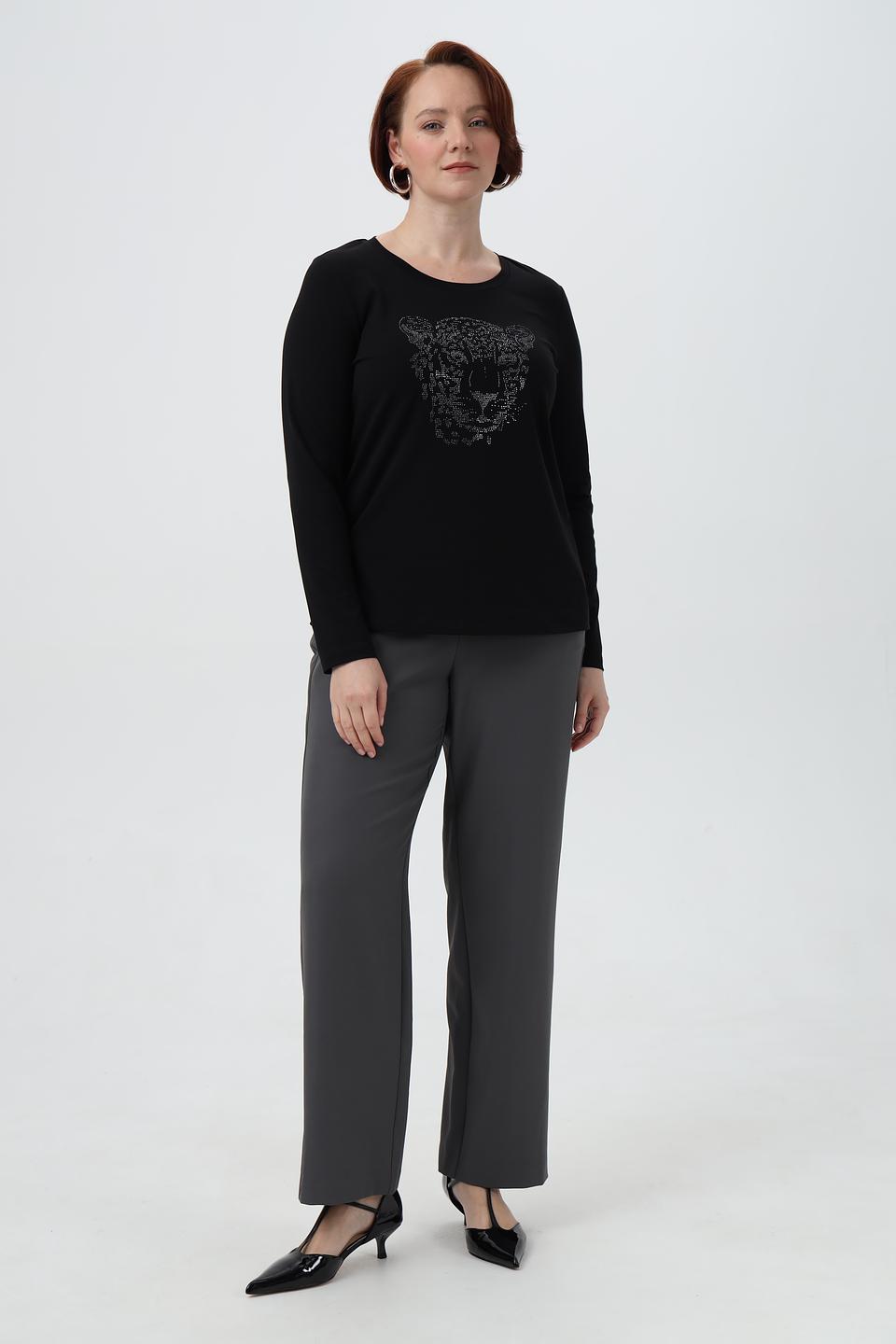 Лонгслив Margittes с тигром